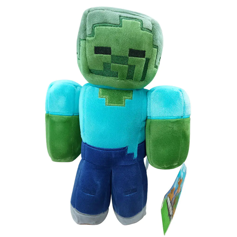 Minecraft Zombie Plüschtier 30cm Produktfoto