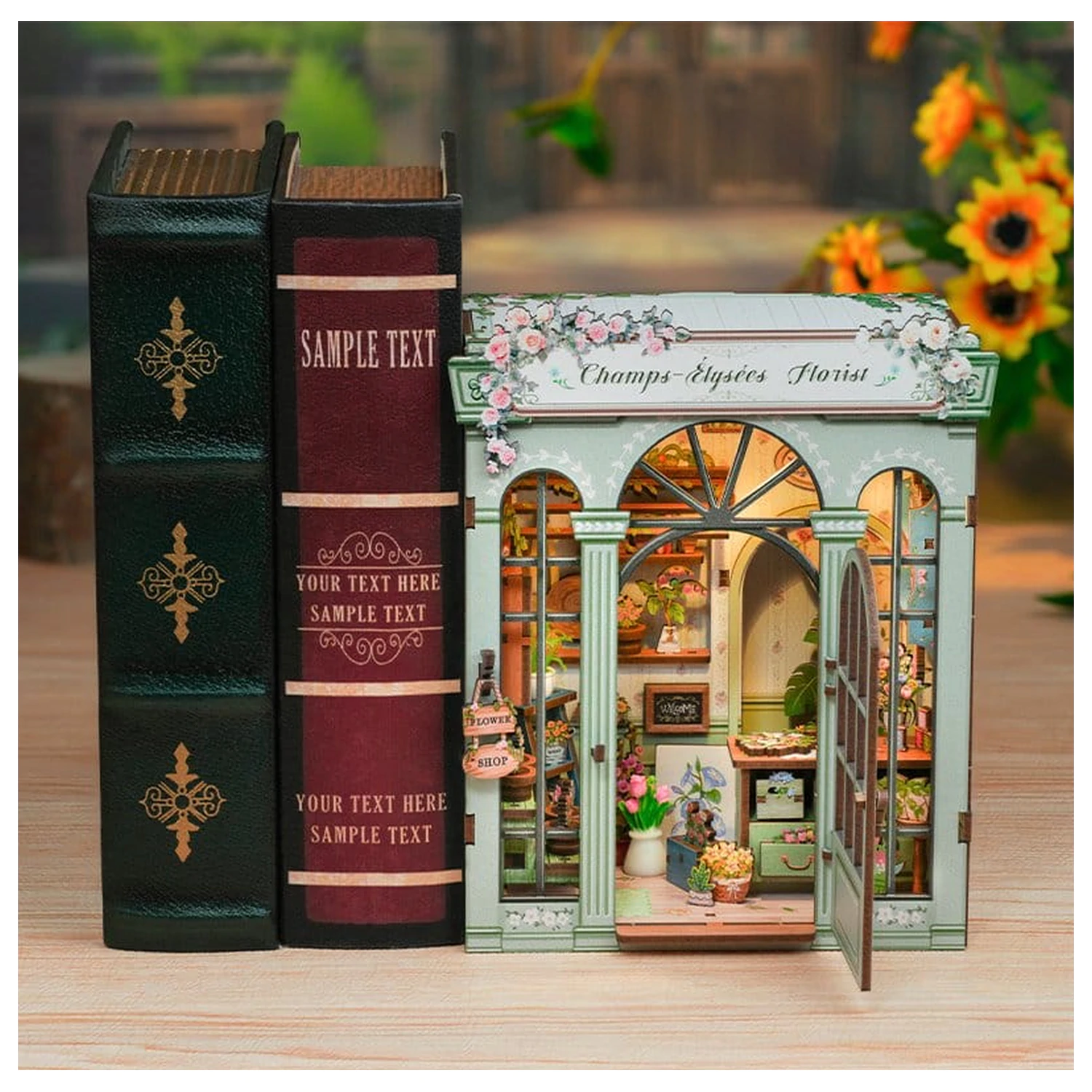 Miniatur Haus Modellbausatz Champs-Élysées Florist 18 x 16 cm Produktfoto