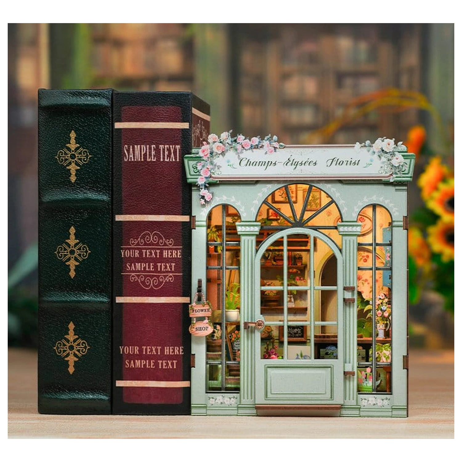 Miniatur Haus Modellbausatz Champs-Élysées Florist 18 x 16 cm Produktfoto