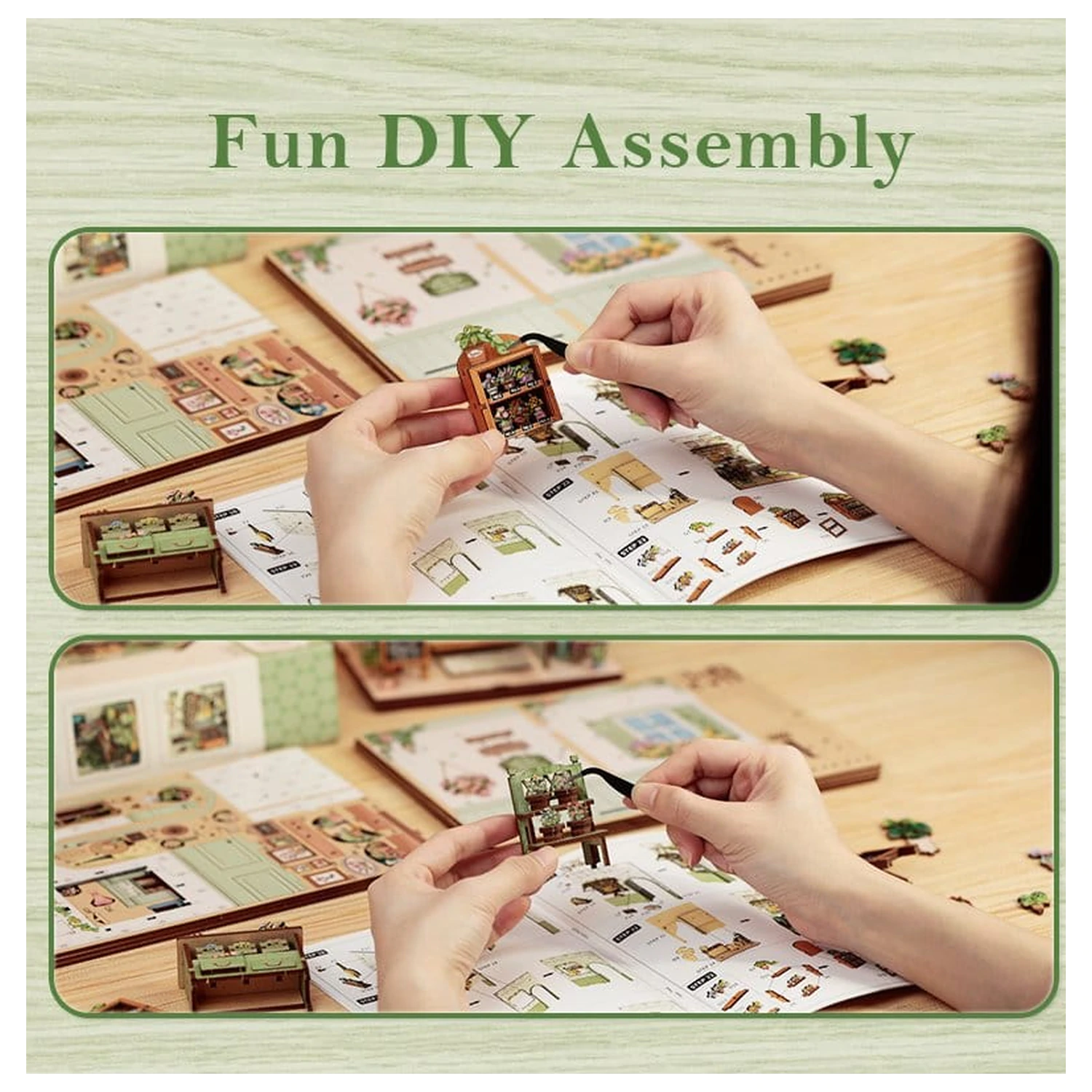 Miniatur Haus Modellbausatz Champs-Élysées Florist 18 x 16 cm Produktfoto