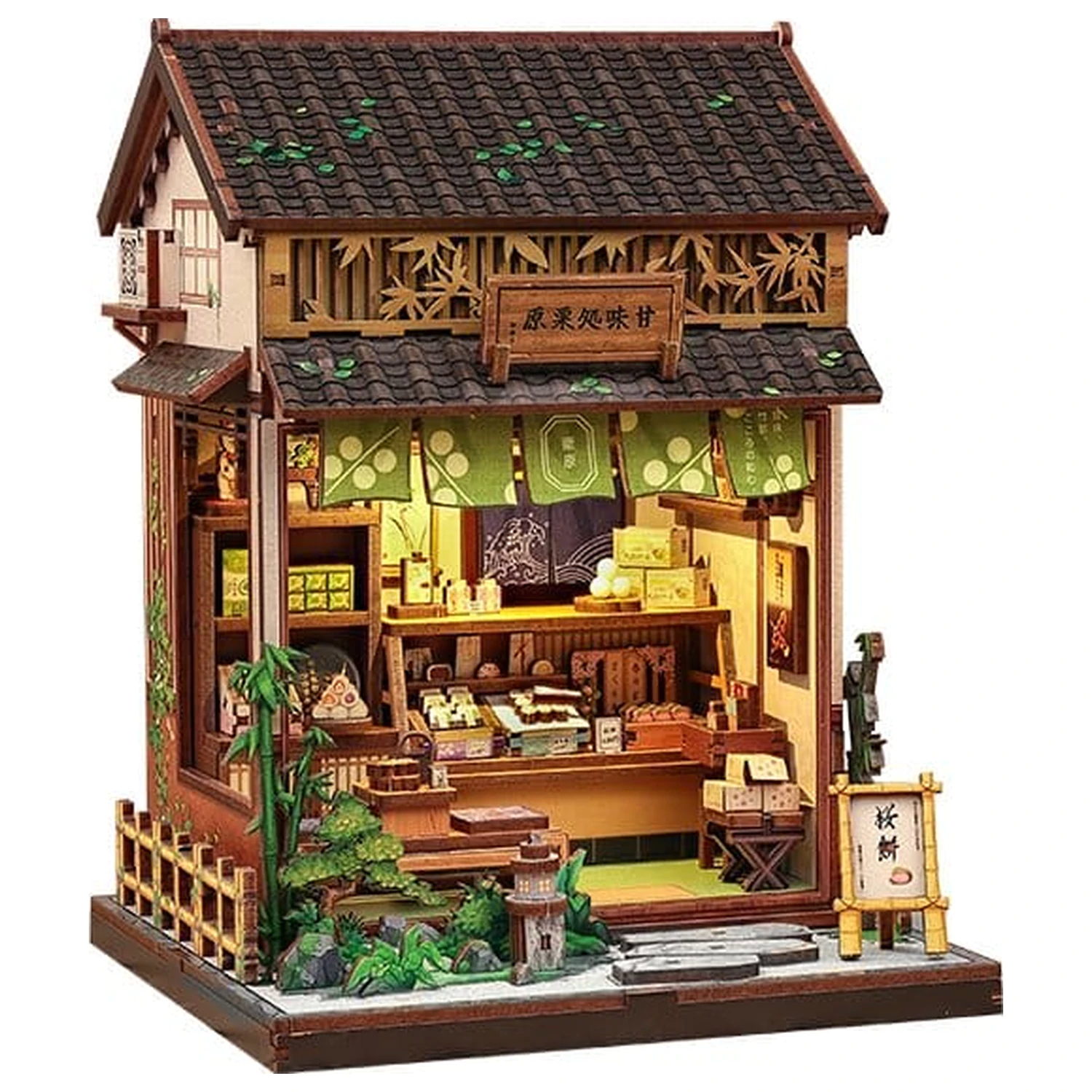 Miniatur Haus Modellbausatz Kanmi-dokoro Kurihara 19 x 15 cm Produktfoto