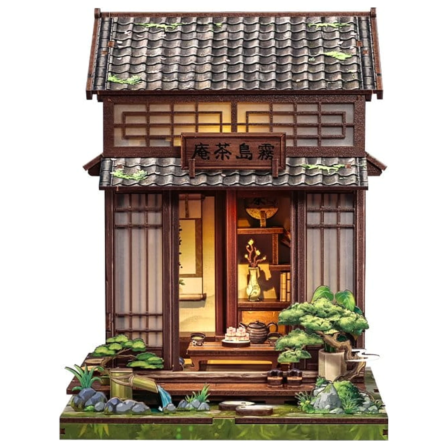 Miniatur Haus Modellbausatz Kirishima Cha-an 19 x 14 cm Produktfoto