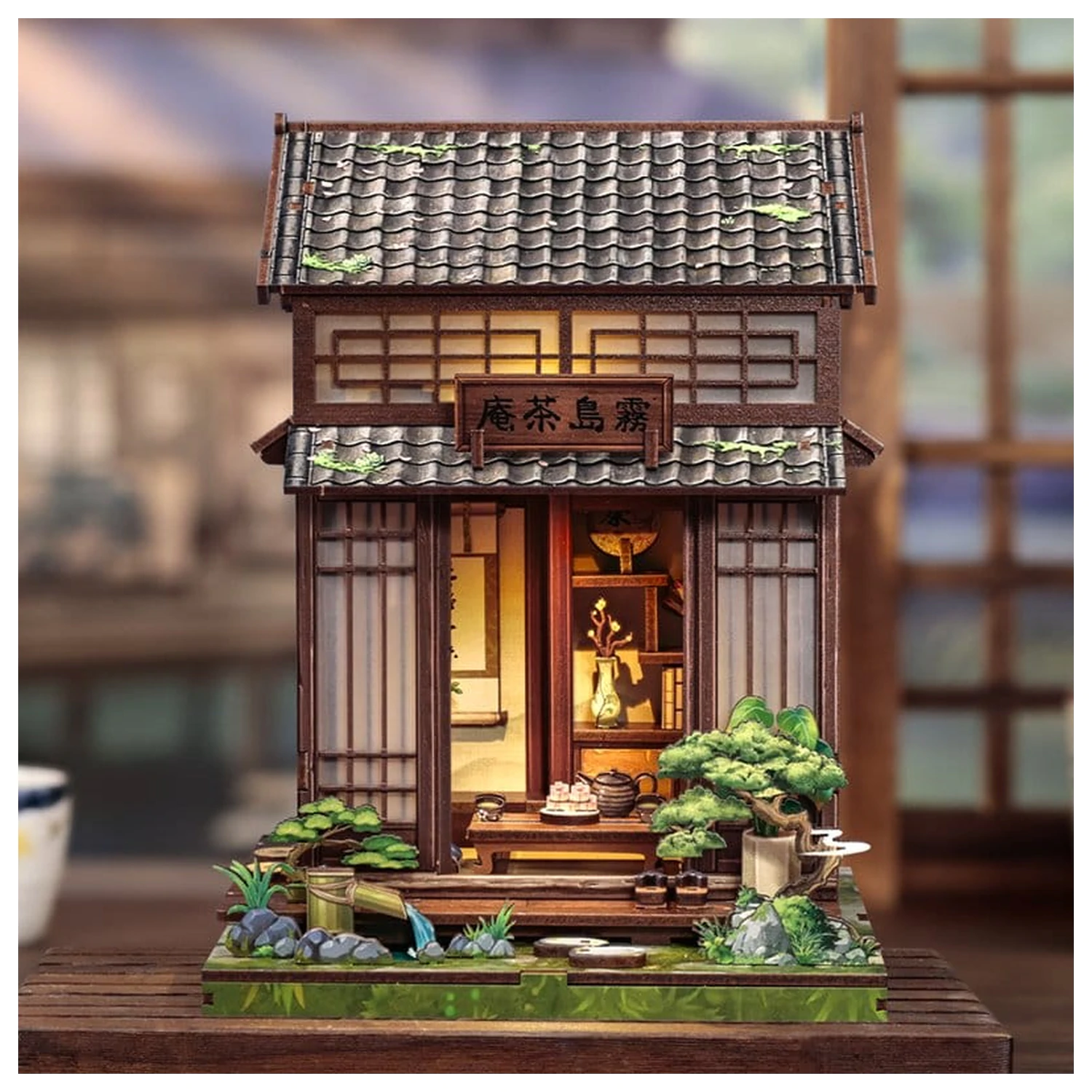 Miniatur Haus Modellbausatz Kirishima Cha-an 19 x 14 cm Produktfoto
