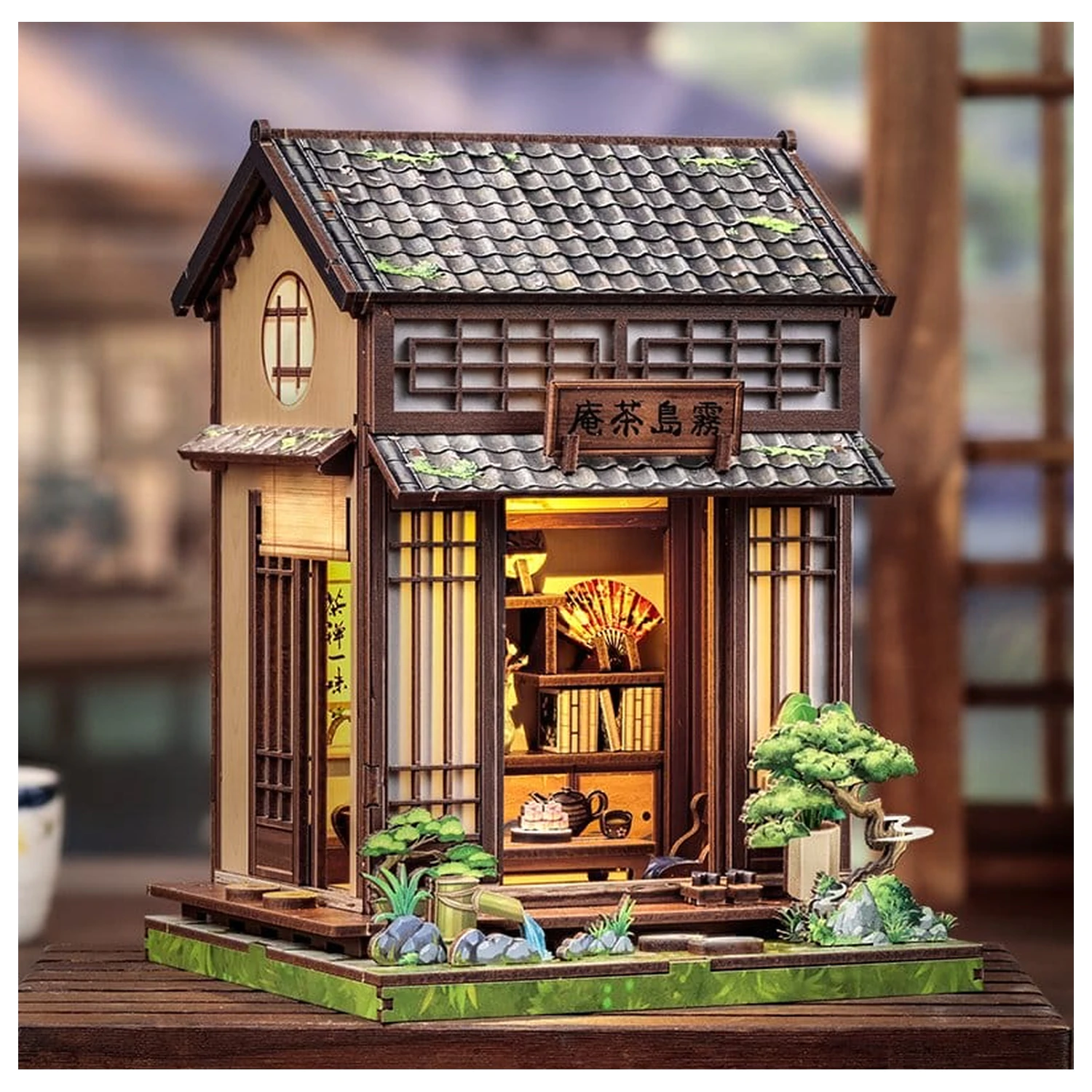 Miniatur Haus Modellbausatz Kirishima Cha-an 19 x 14 cm Produktfoto