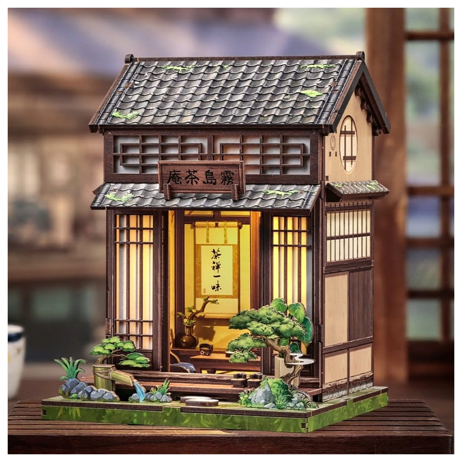 Miniatur Haus Modellbausatz Kirishima Cha-an 19 x 14 cm Produktfoto