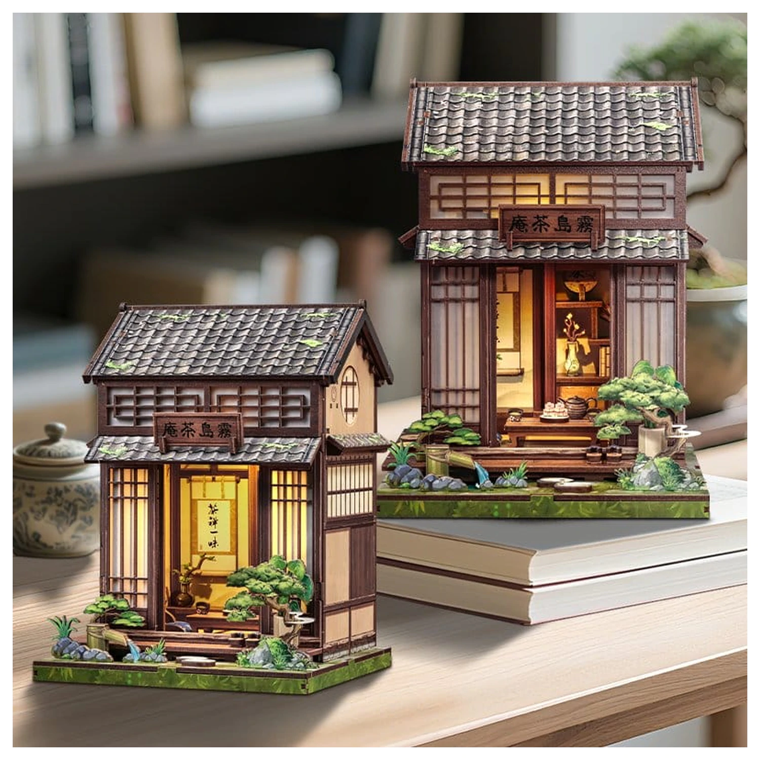 Miniatur Haus Modellbausatz Kirishima Cha-an 19 x 14 cm Produktfoto