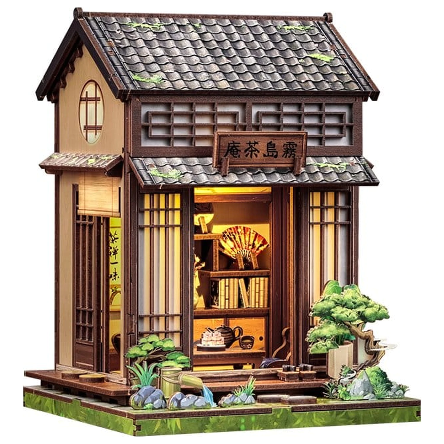 Miniatur Haus Modellbausatz Kirishima Cha-an 19 x 14 cm Produktfoto