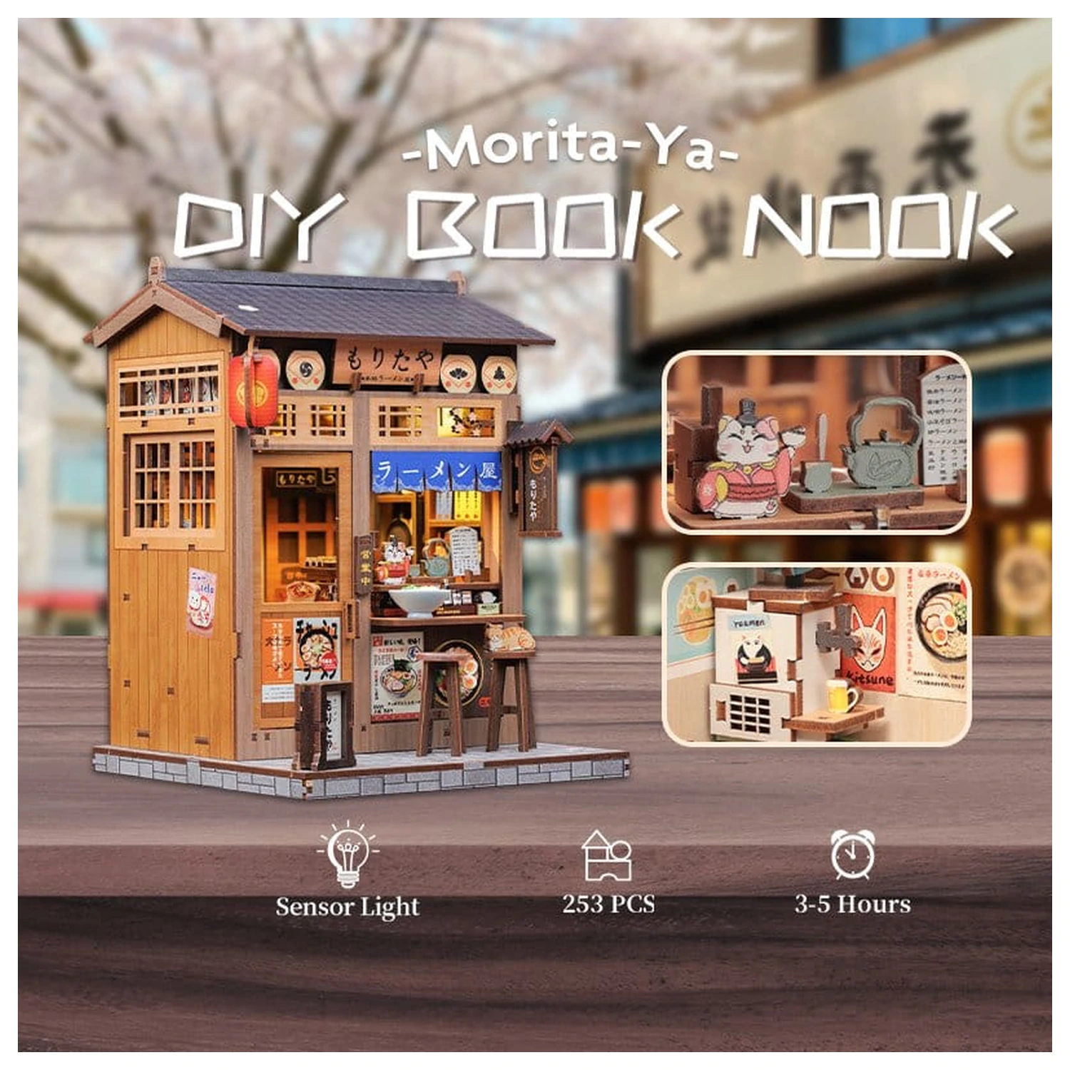 Miniatur Haus Modellbausatz Morita-Ya 21 x 16 cm Produktfoto