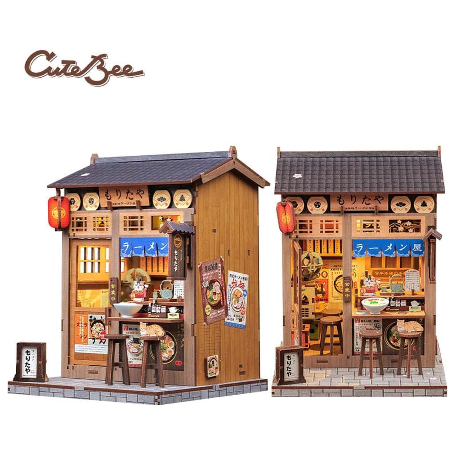 Miniatur Haus Modellbausatz Morita-Ya 21 x 16 cm Produktfoto