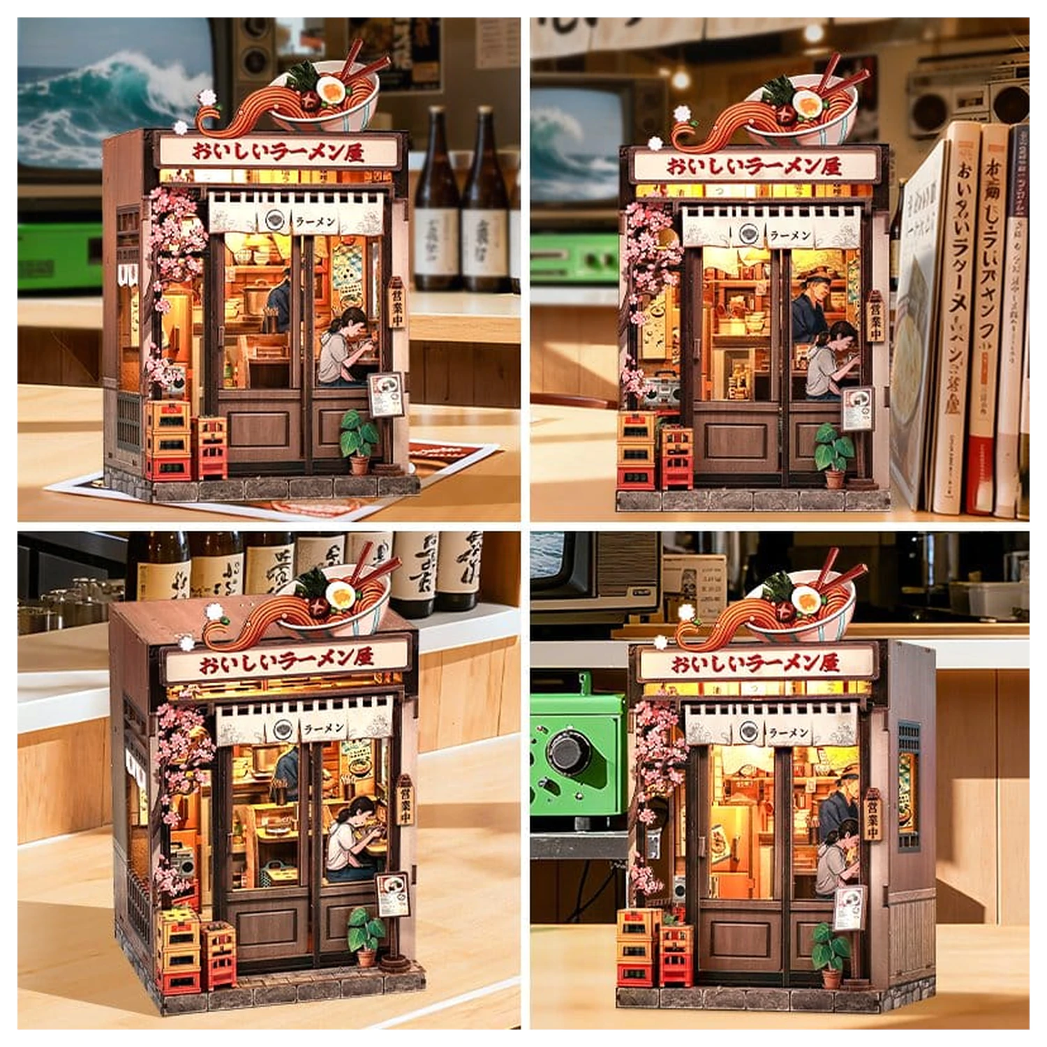 Miniatur Haus Modellbausatz Oishii Kyoto 22 x 13 cm Produktfoto