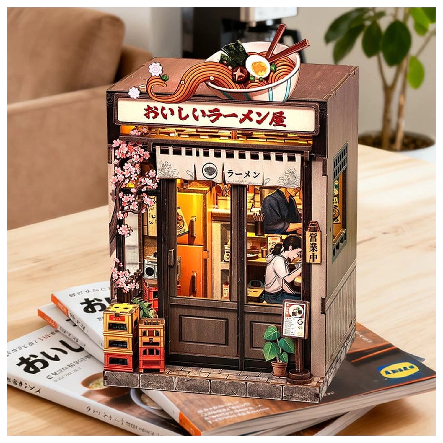 Miniatur Haus Modellbausatz Oishii Kyoto 22 x 13 cm Produktfoto