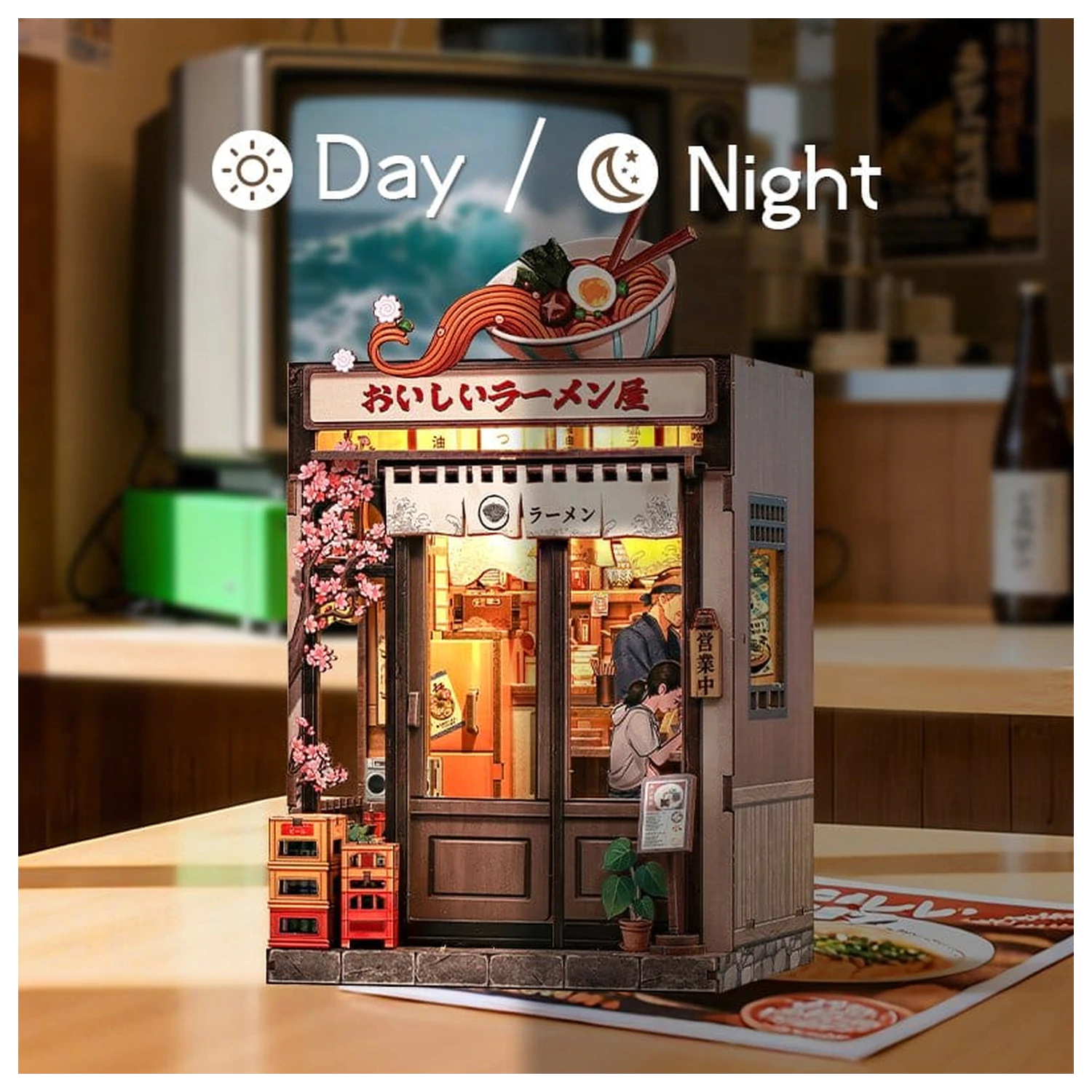 Miniatur Haus Modellbausatz Oishii Kyoto 22 x 13 cm Produktfoto