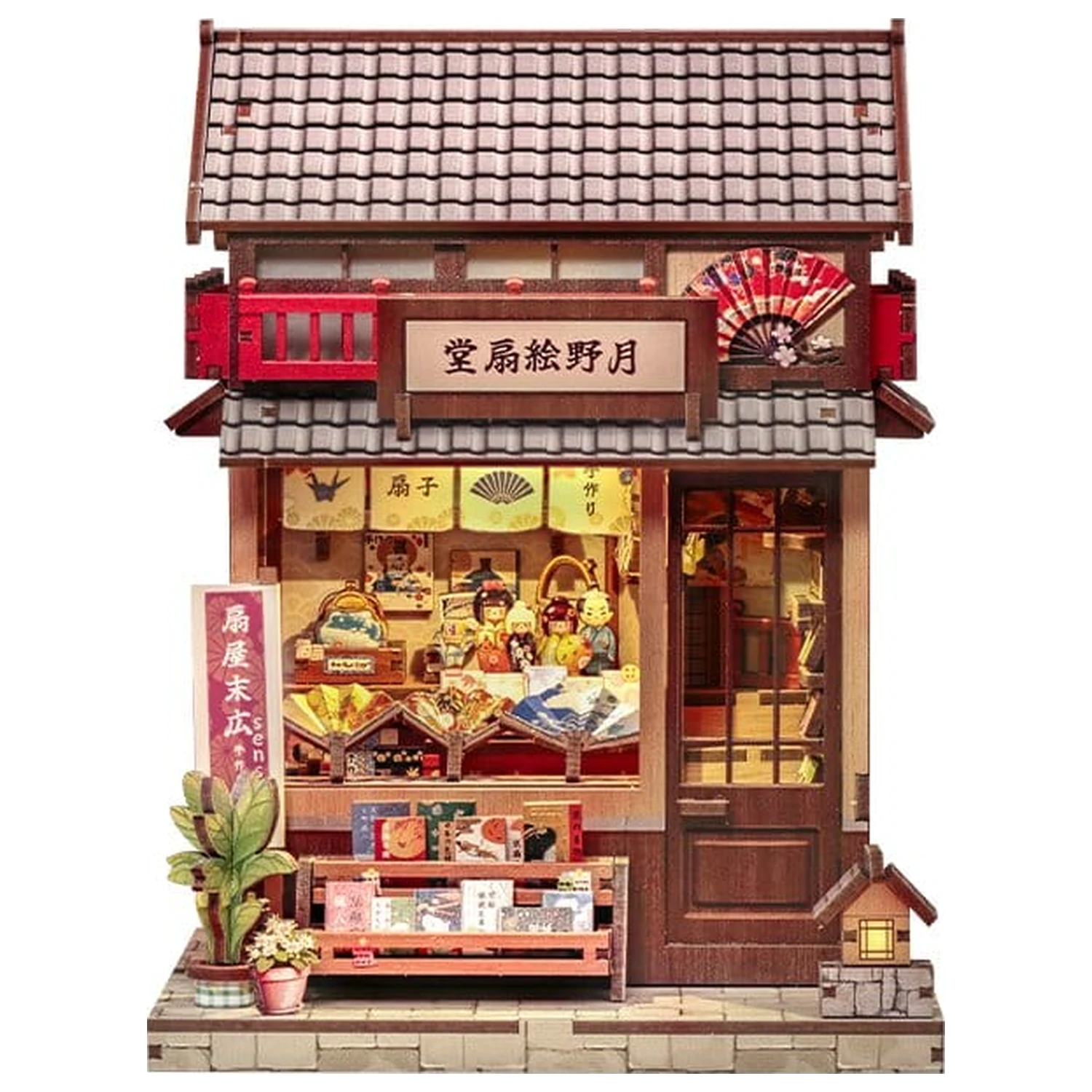 Miniaturhaus Modellbausatz Tsukino Eogi-dou 19 x 14 cm Produktfoto