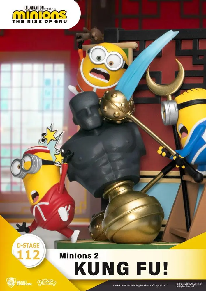 Minions 2 D-Stage PVC Diorama Kung Fu! 15 cm termékfotó