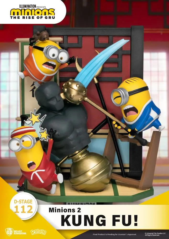 Minions 2 D-Stage PVC Diorama Kung Fu! 15 cm termékfotó