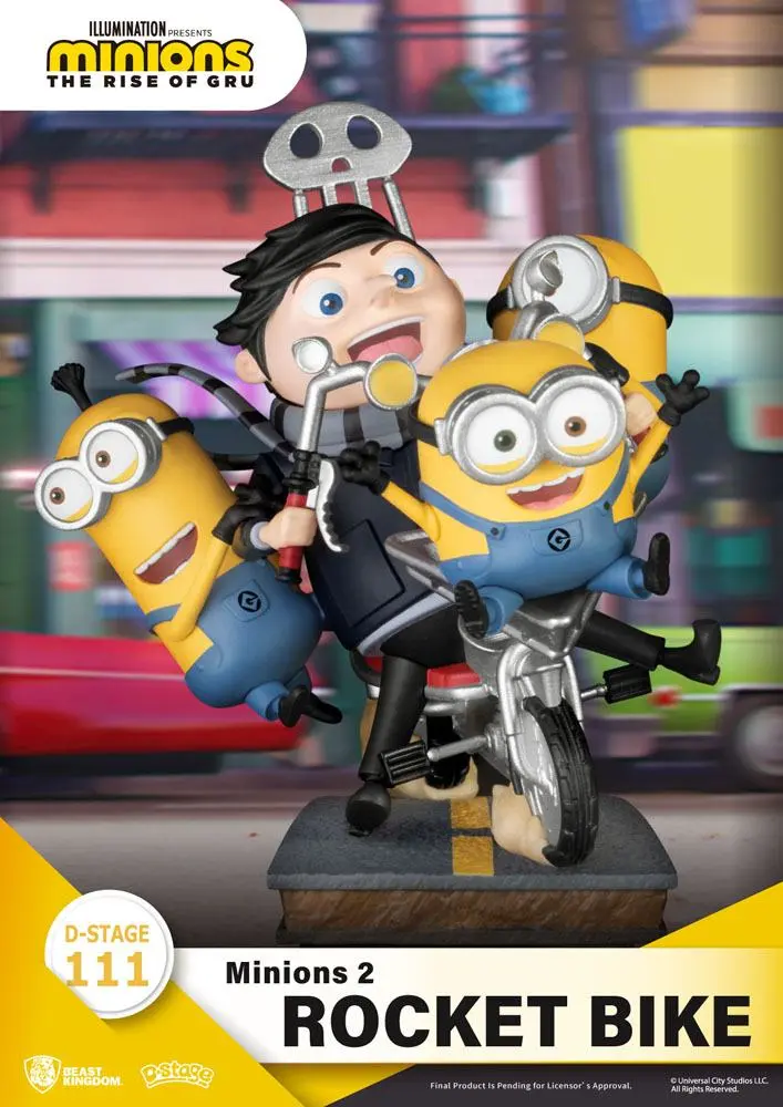 Minions 2 D-Stage PVC Diorama Rocket Bike 15 cm termékfotó