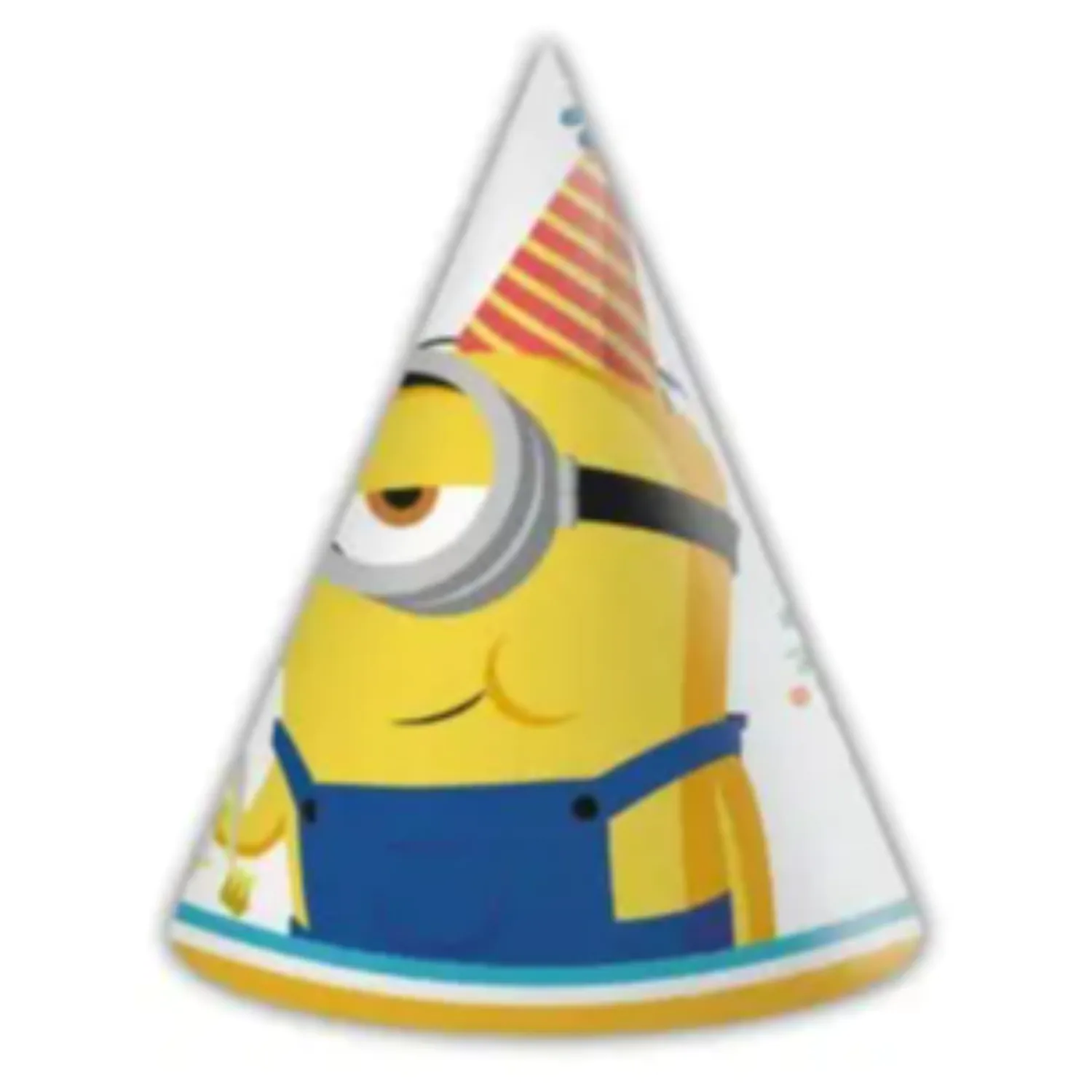 Minions 2 The Rise of Gru, Minions Partyhut, kegelförmig 6 Stück FSC Produktfoto