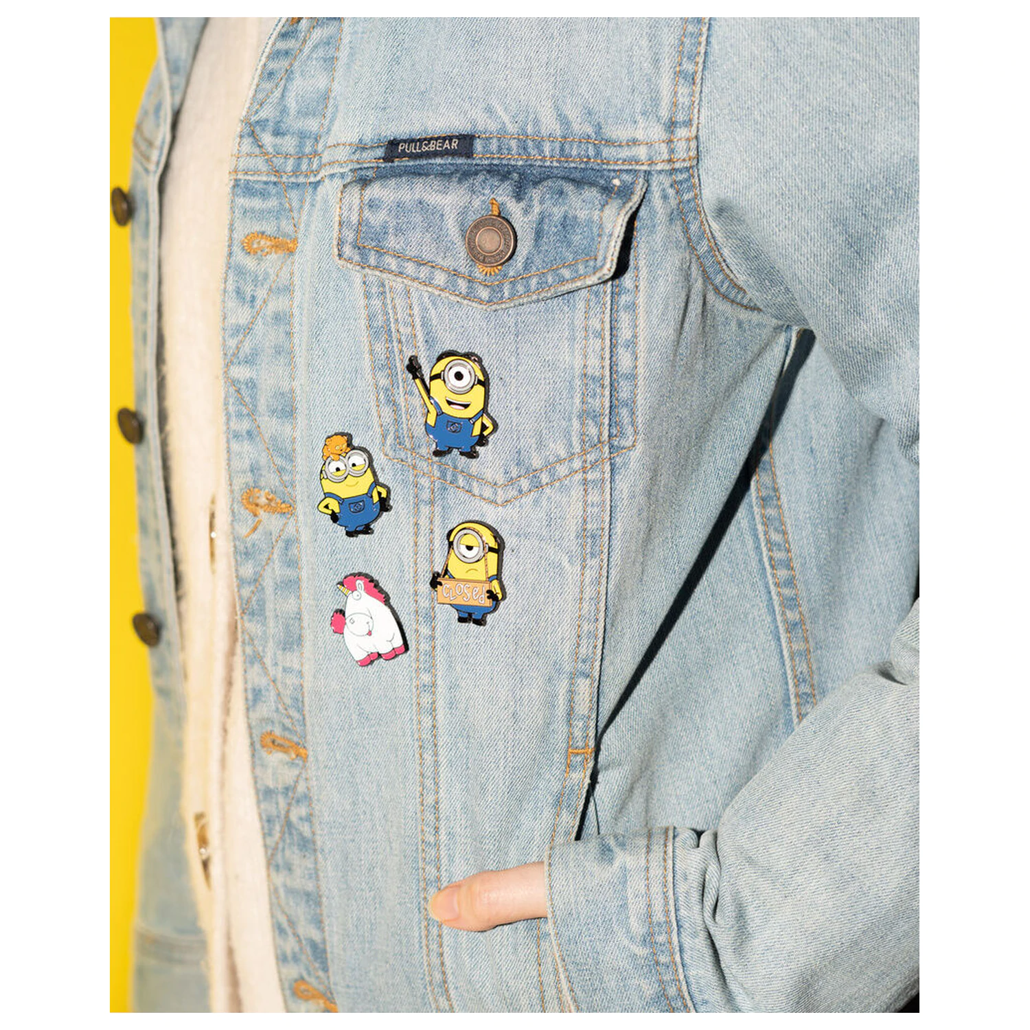 Minions Set mit 4 Pins Produktfoto