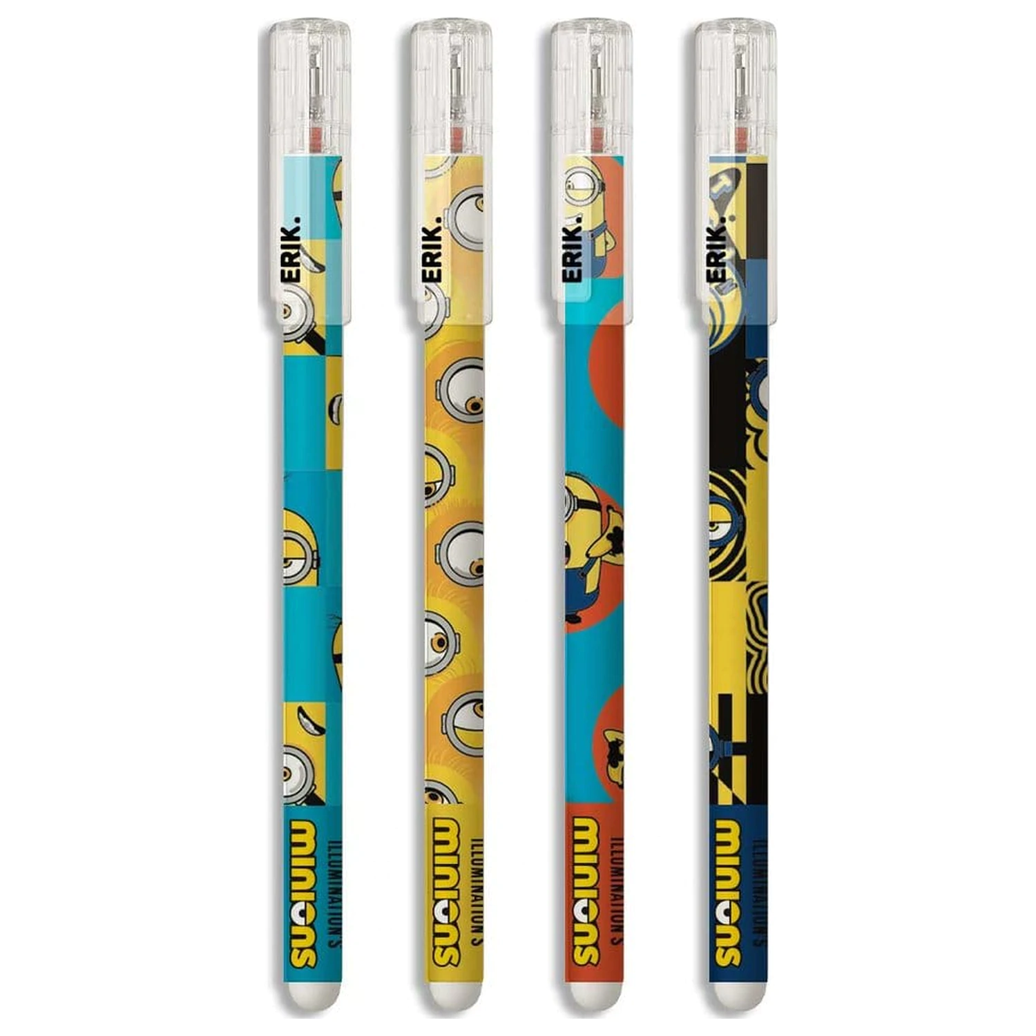 Minions radierbares Stift Set von 4 Produktfoto