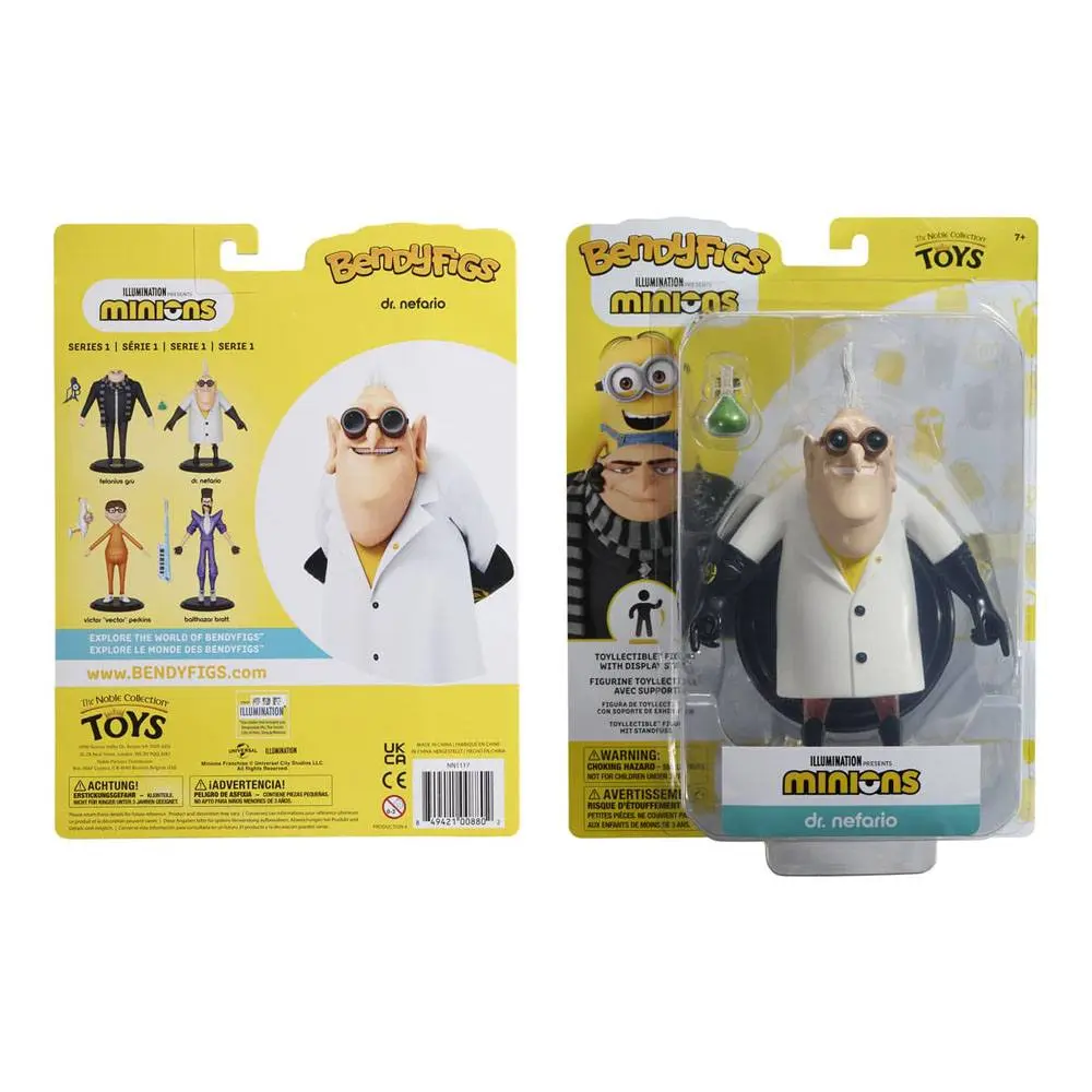 Minions Bendyfigs Biegefigur Dr Nefario 18 cm Produktfoto