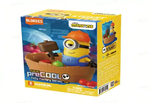 Minions Blokees PreCool Jelly Factory Serie 1 Kunststoffmodellbausatz 03 Stuart the Jelly maker Produktfoto
