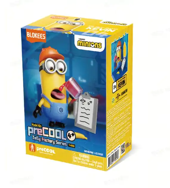 Minions Blokees PreCool Jelly Factory Series 1 Kunststoffmodellbausatz 04 Kevin the Jelly Taster Produktfoto