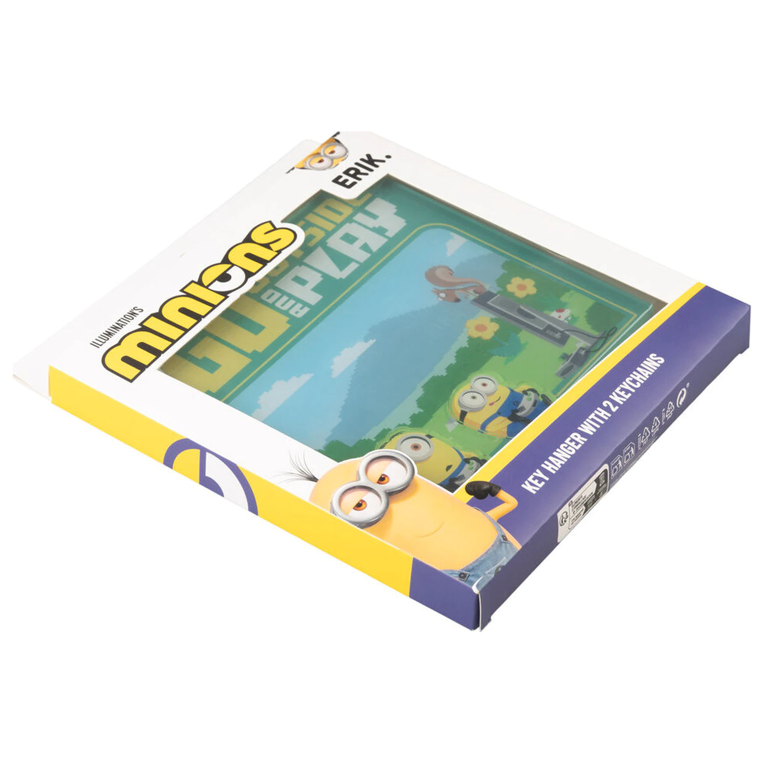 Minions Schlüsselanhänger mit Schlüsselring Produktfoto