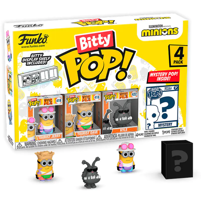 Minions Bitty Funko POP! Vinyl Figuren 4er-Pack Young Gru 2,5 cm termékfotó