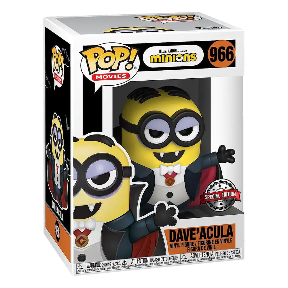 Minions POP! Movies Vinyl Figur Dave'acula Exclusive 9 cm Produktfoto