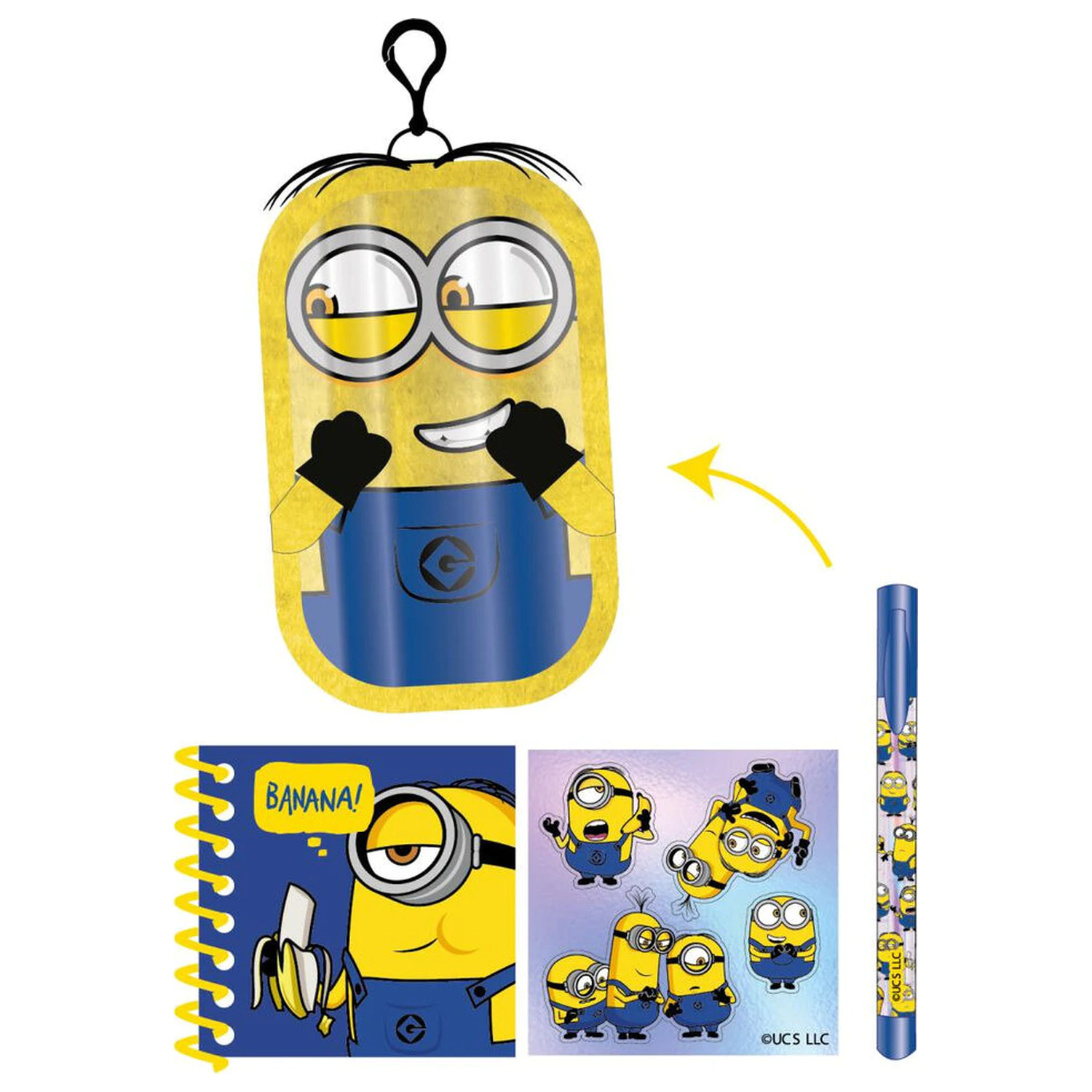 Minions Schreibwaren-Set Produktfoto