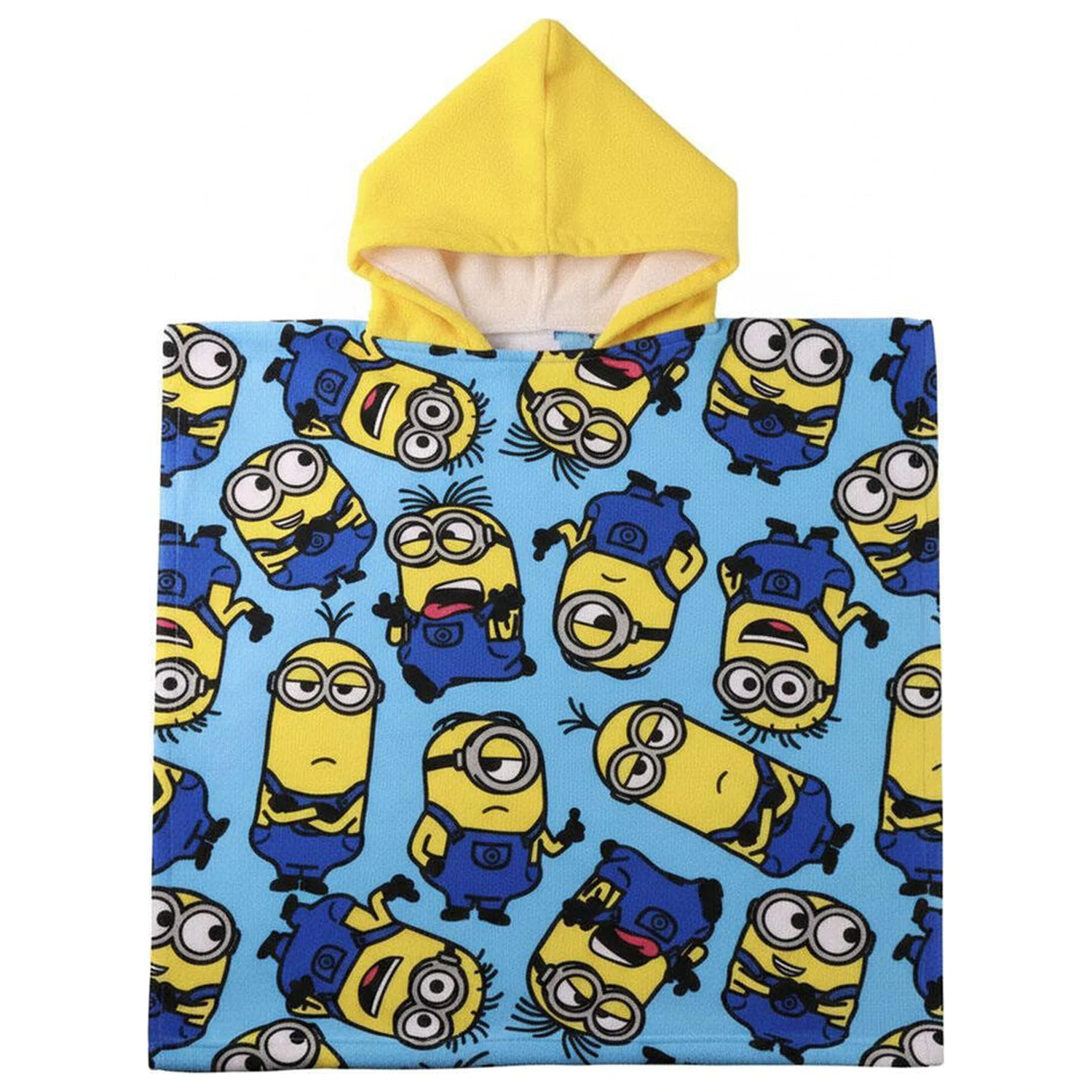 Minions Mikrofaser Poncho Strandtuch Produktfoto