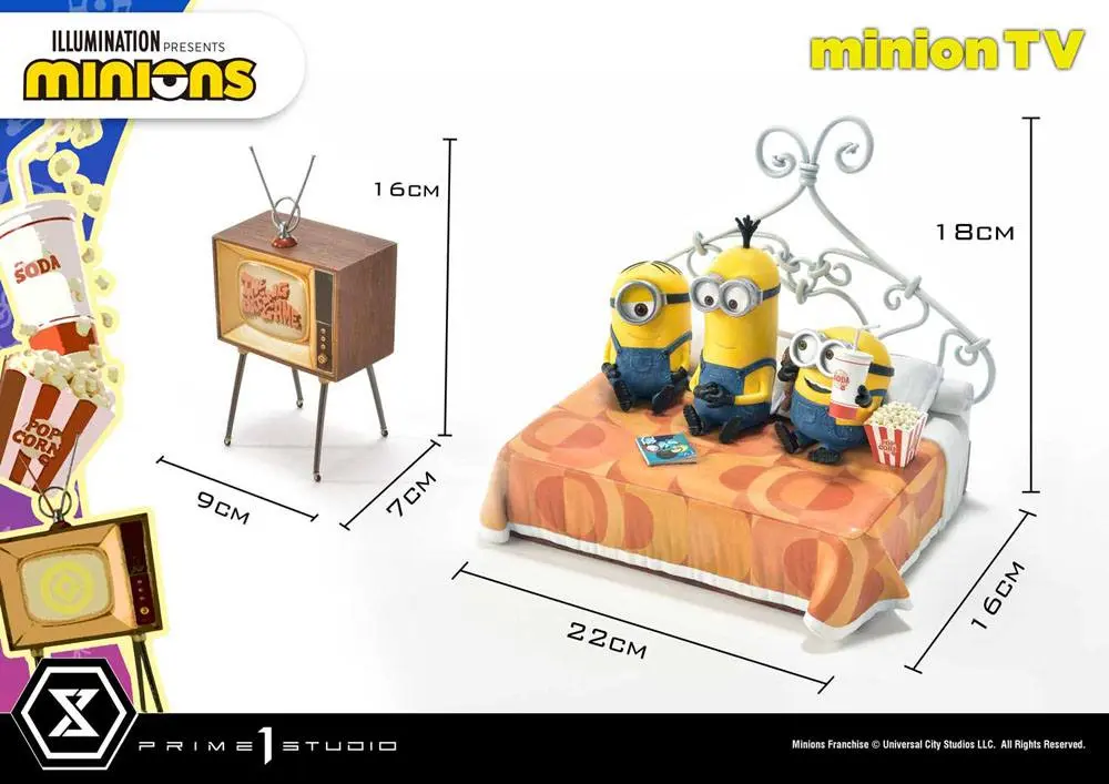 Minions Statue Minions TV 18 cm Produktfoto