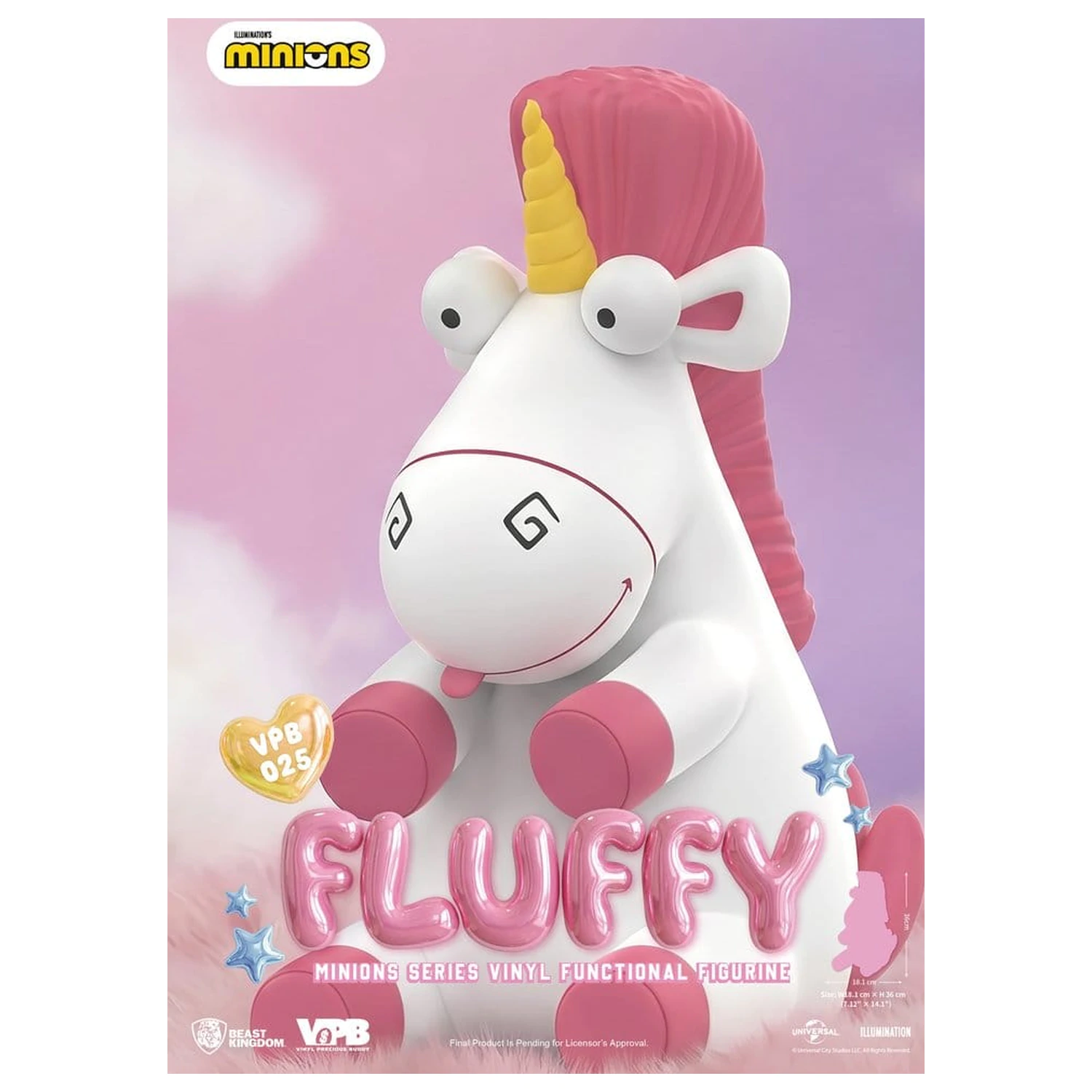 Minions Vinyl Spardose Serie Fluffy 36 cm Produktfoto