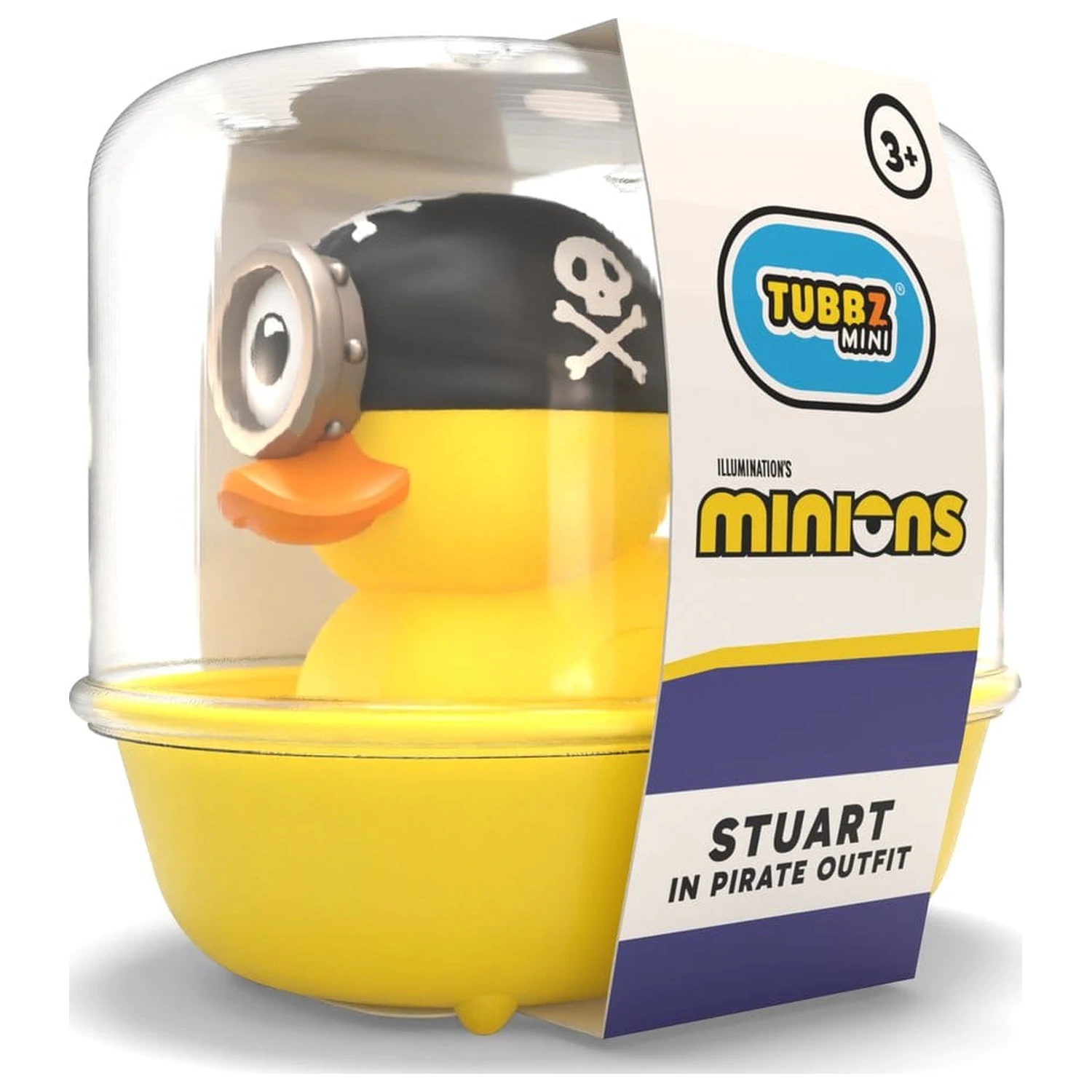 Minions Tubbz Mini PVC Figur Stuart in Pirate Outfit 5 cm Produktfoto