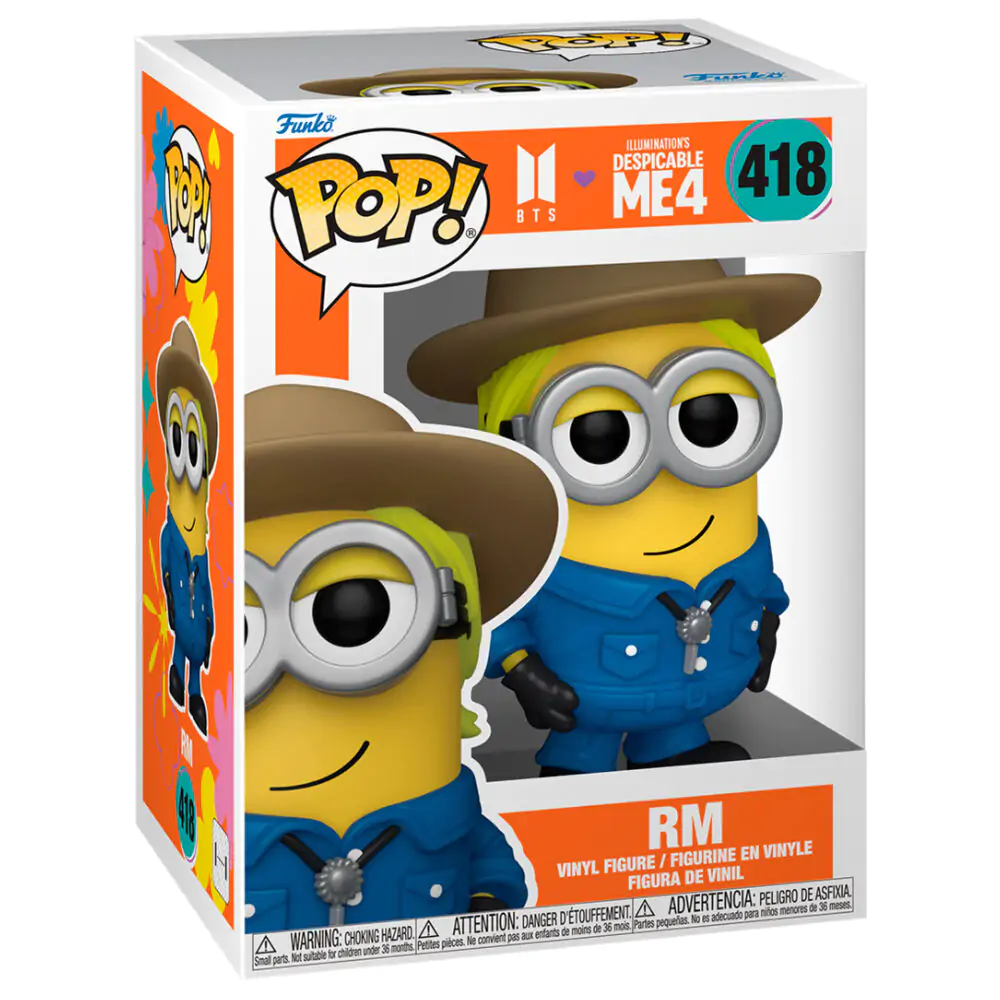 Minions x BTS Funko POP! Rocks Vinyl Figur RM 9 cm Produktfoto