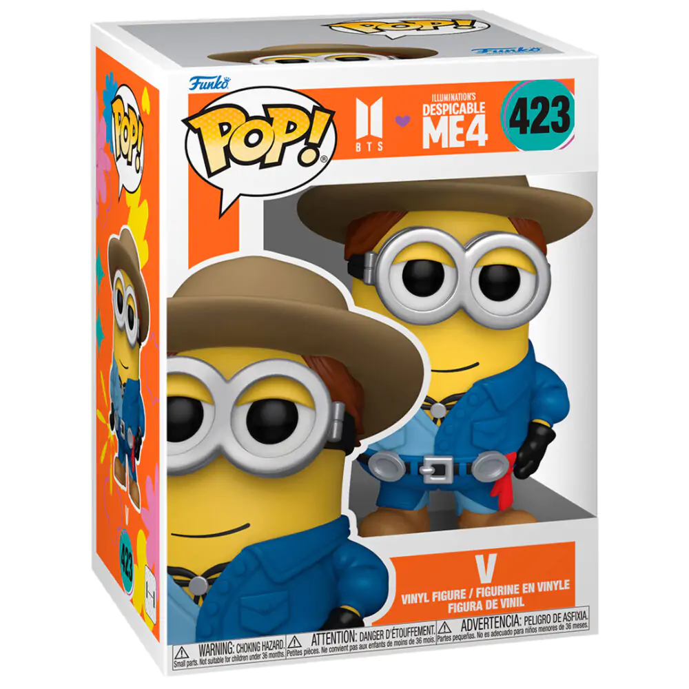 Minions x BTS Funko POP! Rocks Vinyl Figur V 9 cm Produktfoto