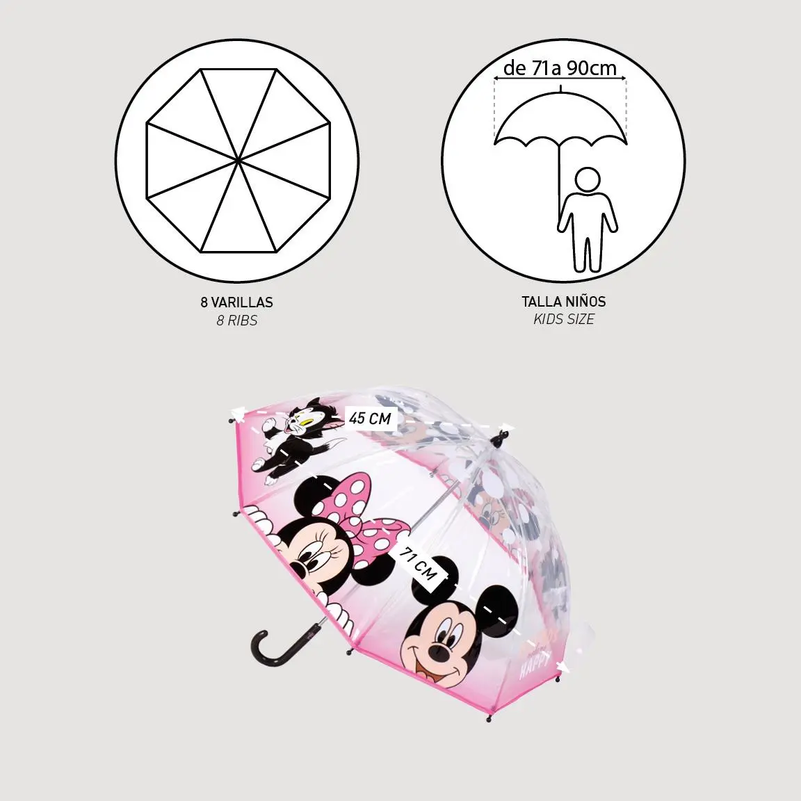 Minnie Regenschirm termékfotó
