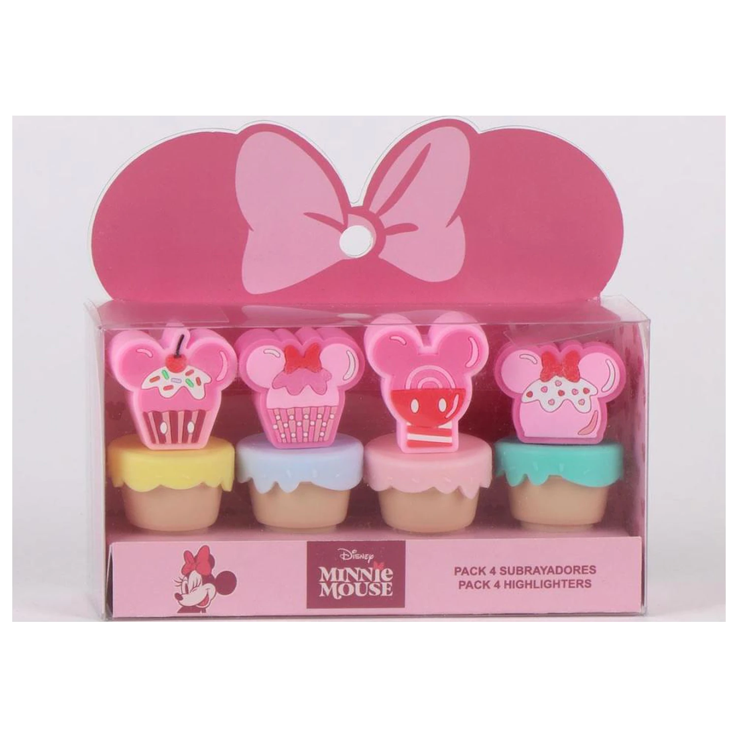 MINNIE Packung mit 4 Mini-Textmarkern Food Produktfoto