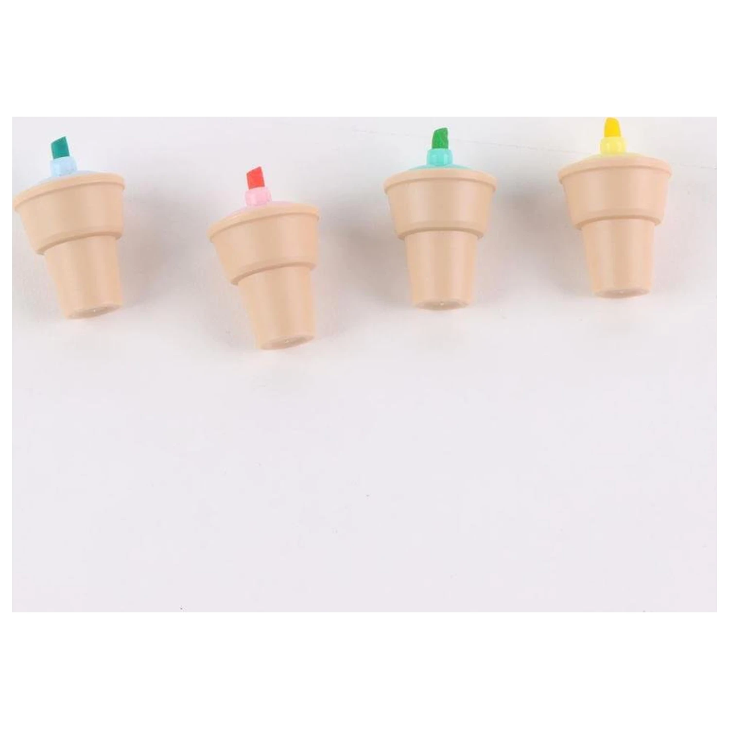 MINNIE Packung mit 4 Mini-Textmarkern Food Produktfoto