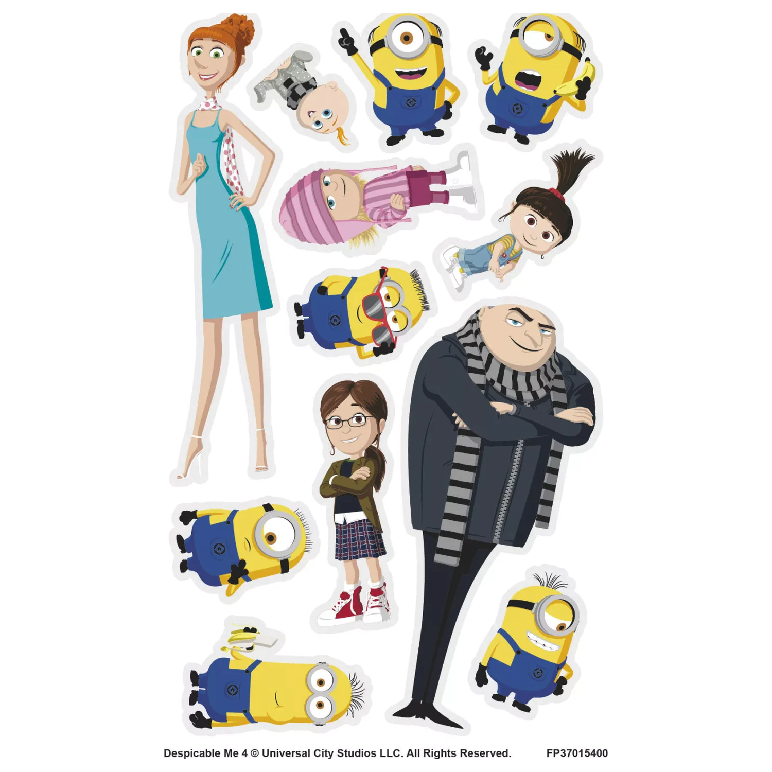 Minions Family Tattoo 12 Stück Produktfoto