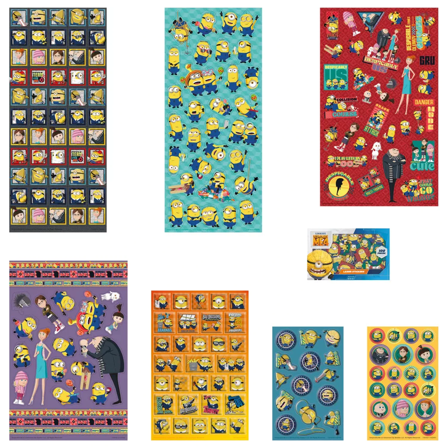 Minions Super Sticker Set mit Spielzeug Produktfoto