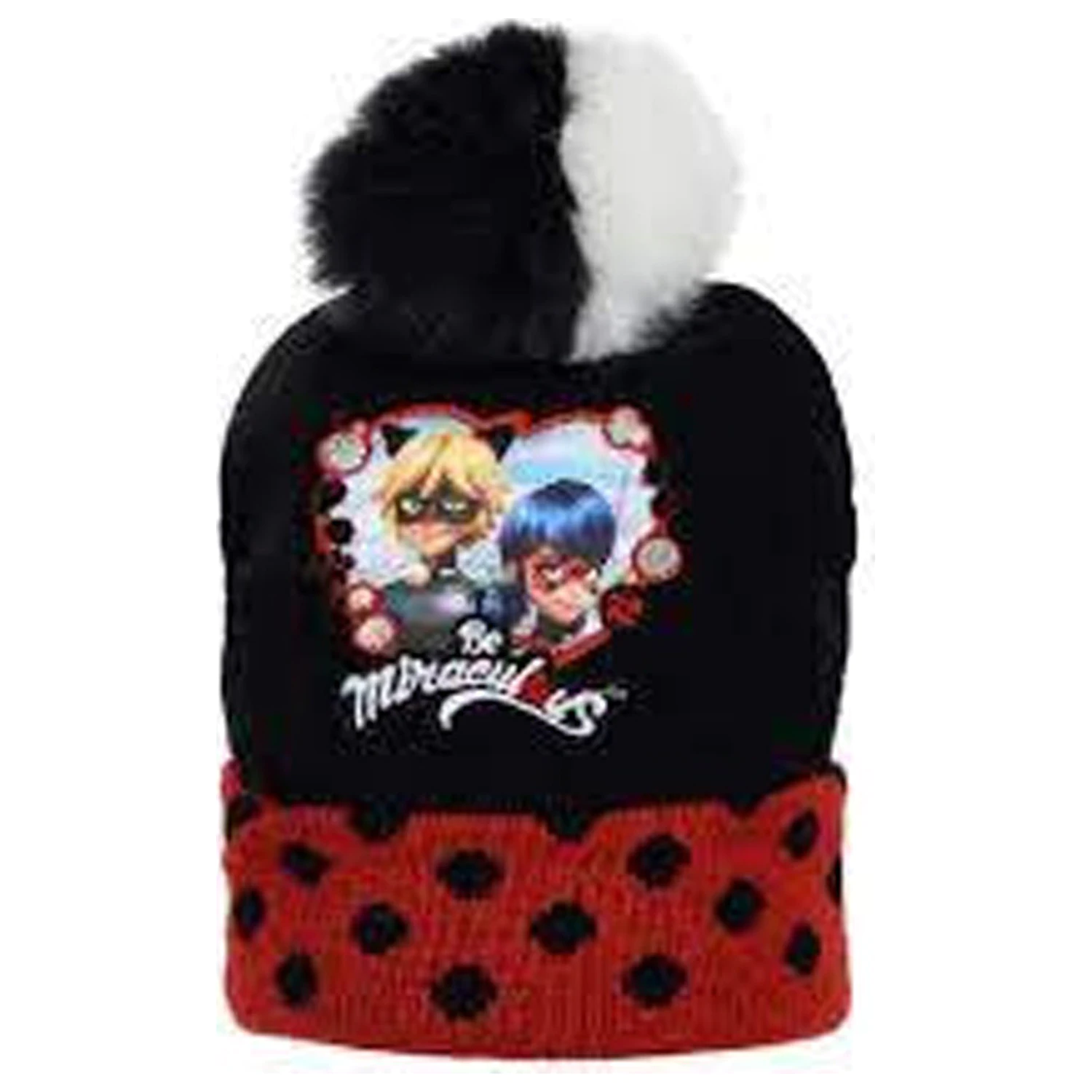 Miraculous Heart Black Kinder Mütze 54 cm Produktfoto