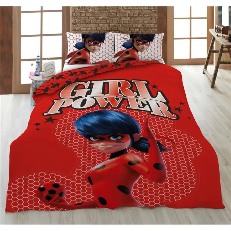 Miraculous Lady Bug Mikrofaser Bettbezug Bett 90cm Produktfoto