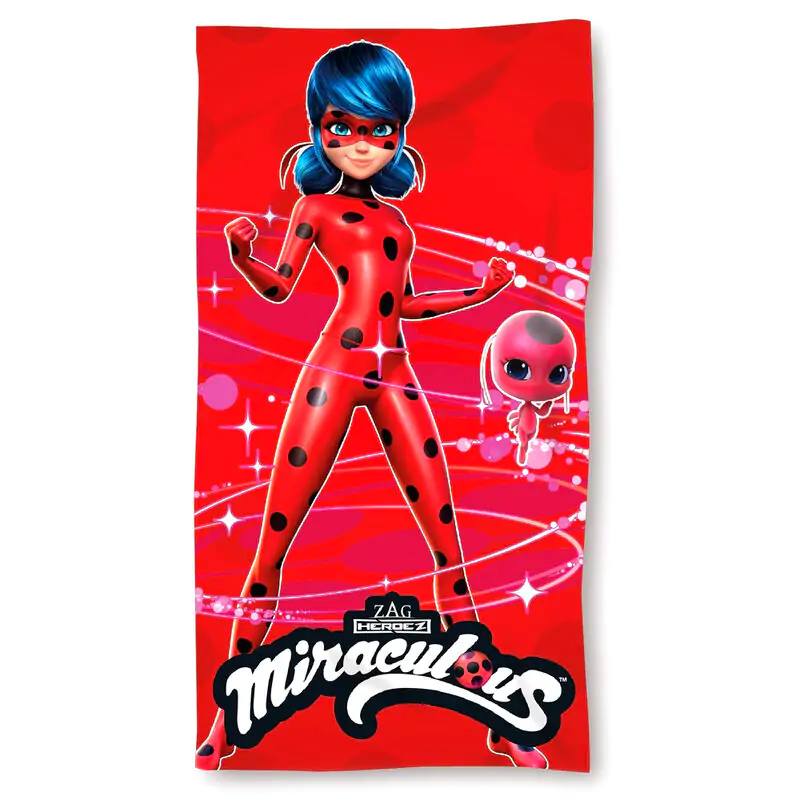 Miraculous Ladybug Microfaser Strandtuch Produktfoto