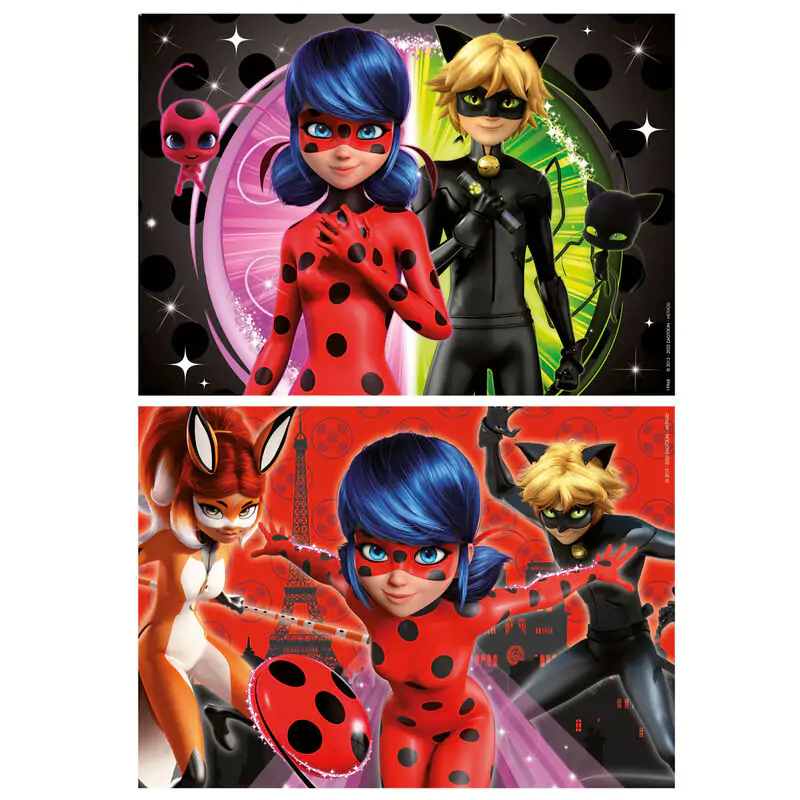 Miraculous Ladybug Puzzle 2x48St Produktfoto