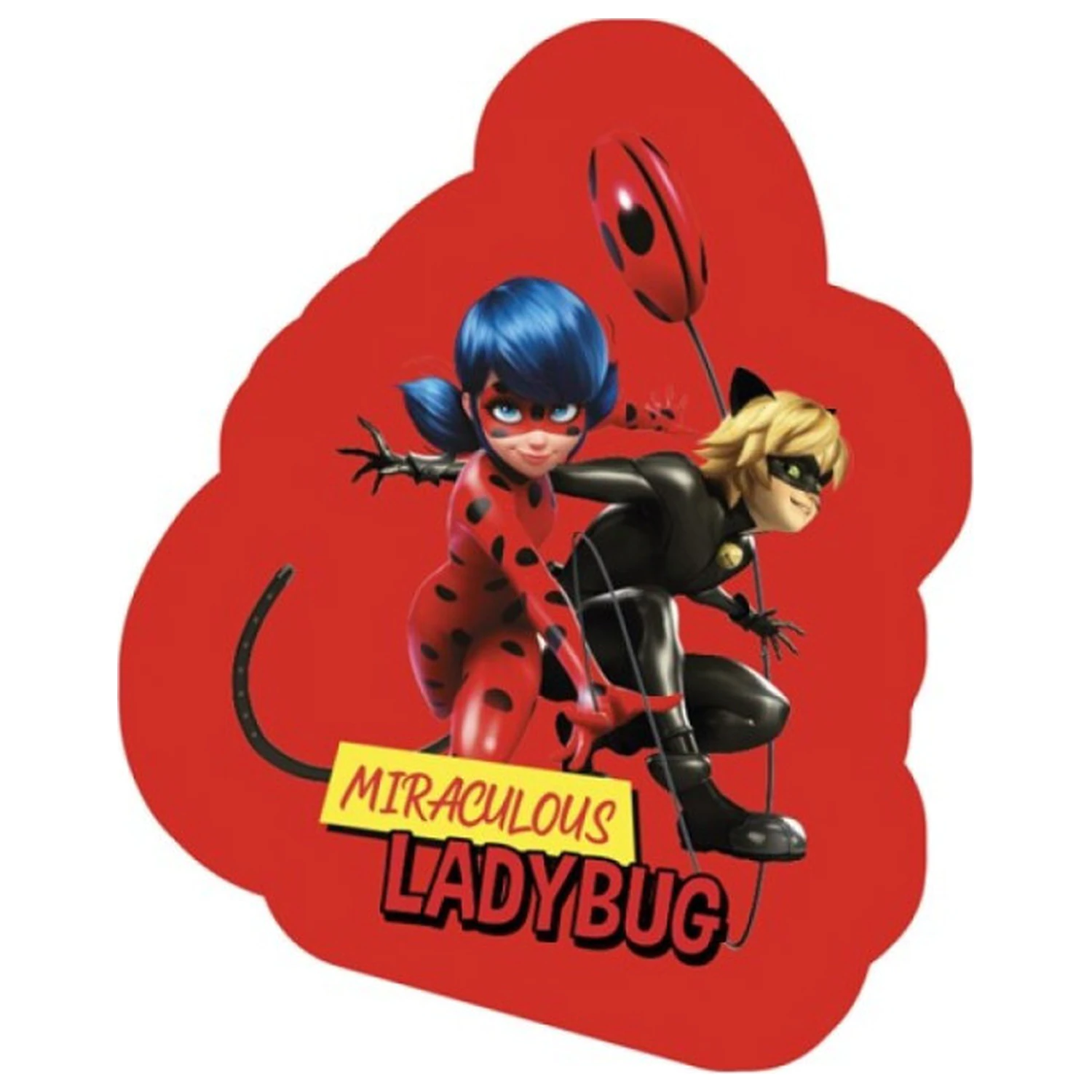 Miraculous Power Geformtes Kissen Produktfoto