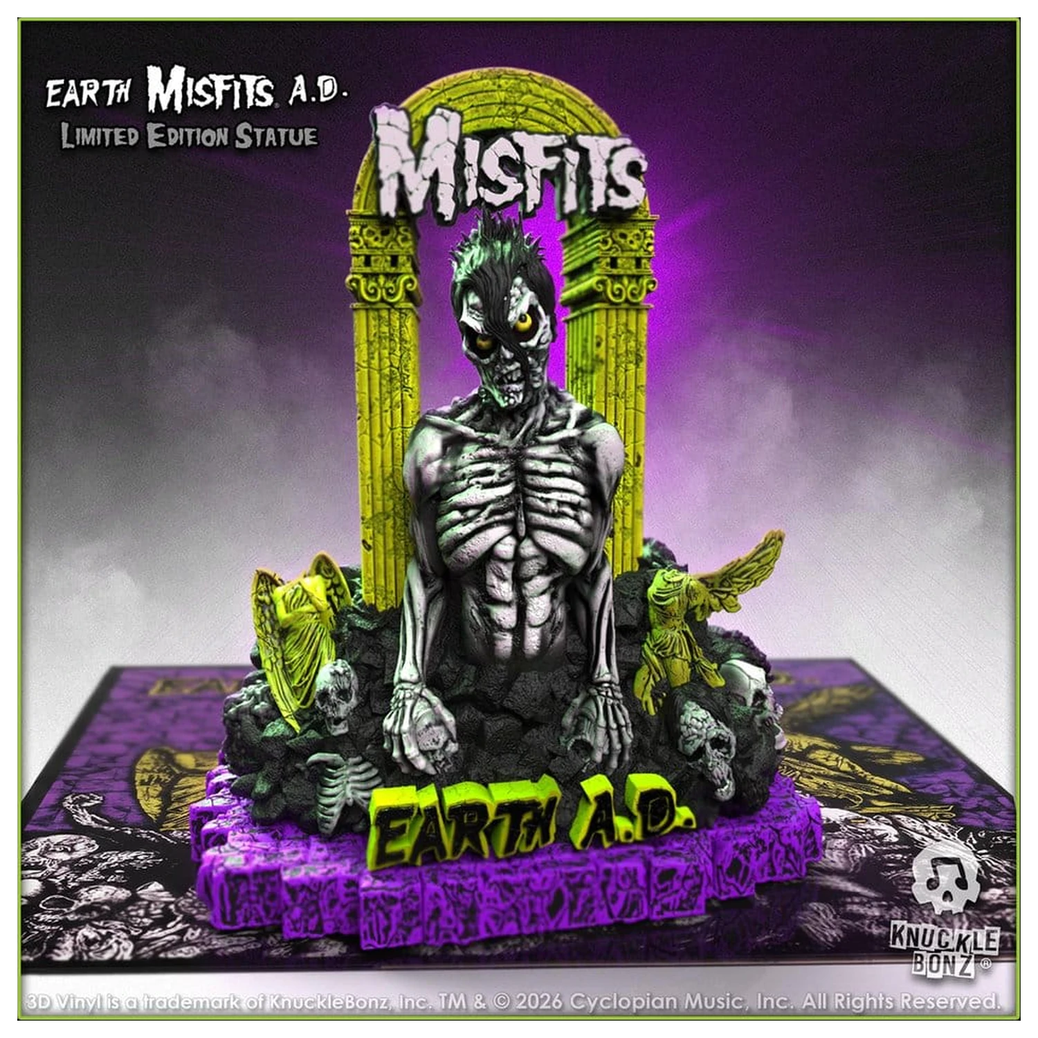 Misfits 3D Vinyl Figur Earth A.D. Death Comes Ripping Produktfoto