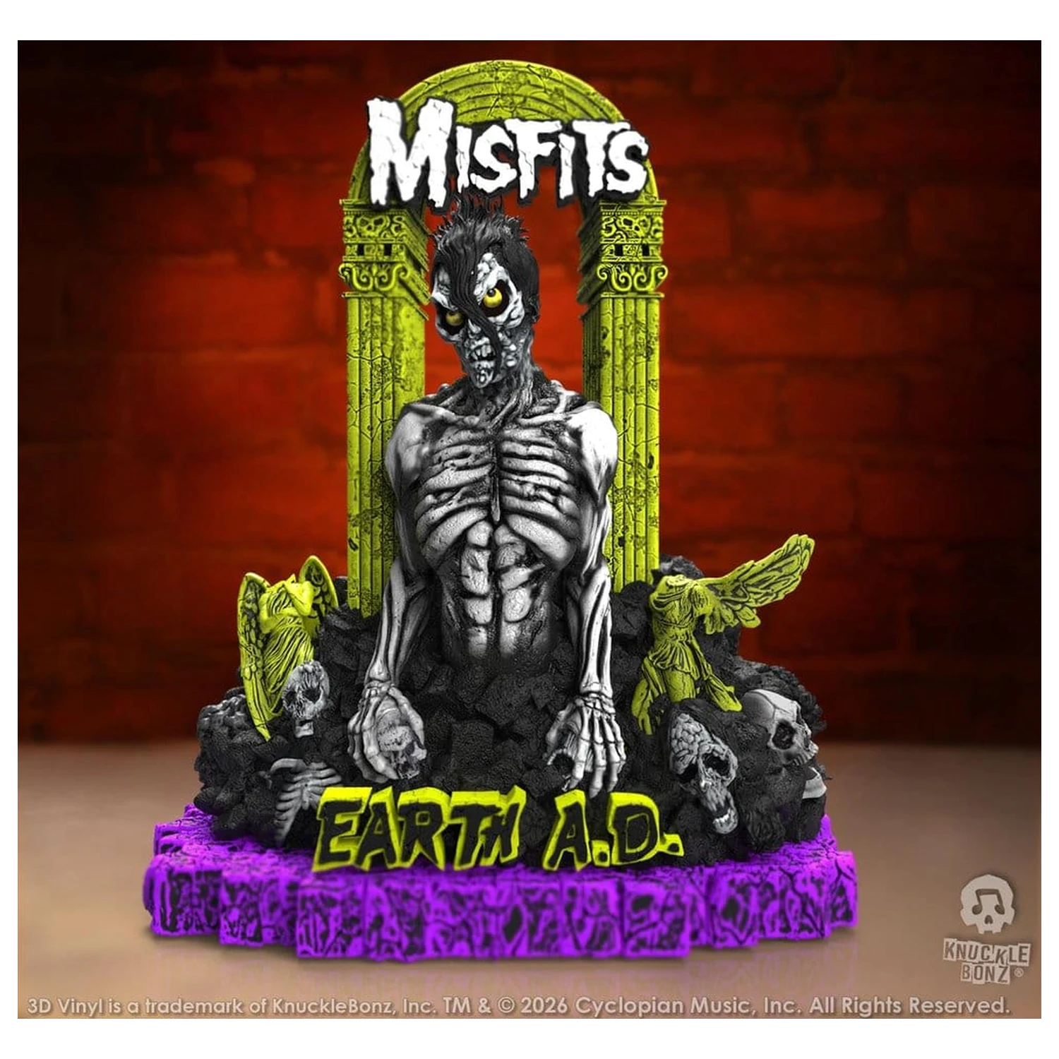Misfits 3D Vinyl Figur Earth A.D. Death Comes Ripping Produktfoto