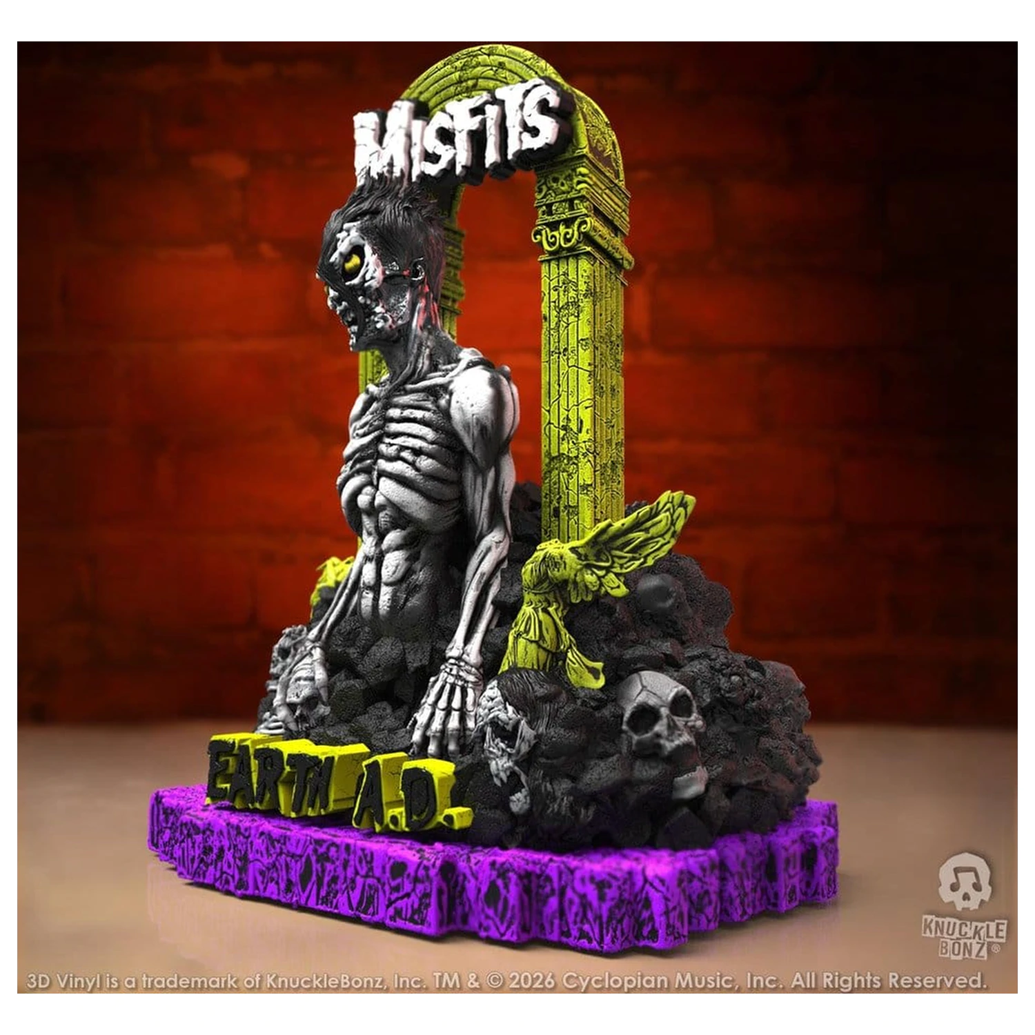Misfits 3D Vinyl Figur Earth A.D. Death Comes Ripping Produktfoto