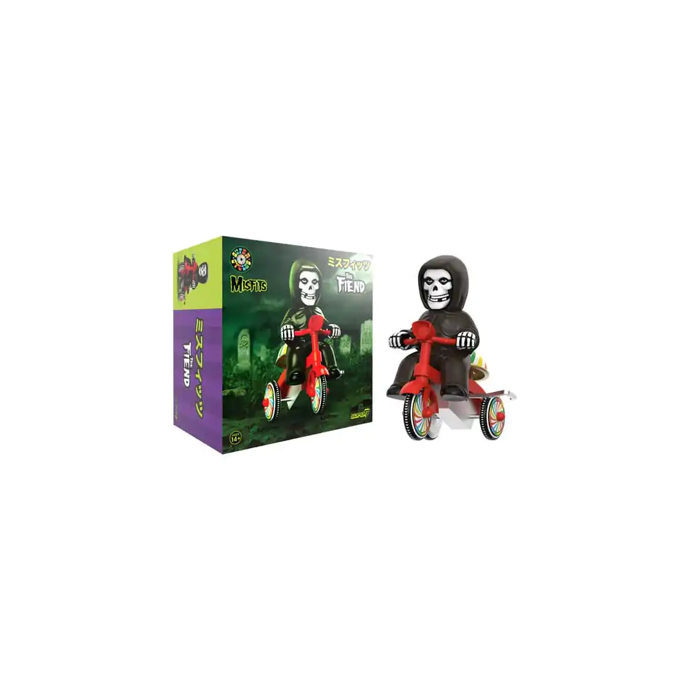 Misfits Super Cycles Actionfigur Fiend (Black with Red Trike) 13 cm Produktfoto